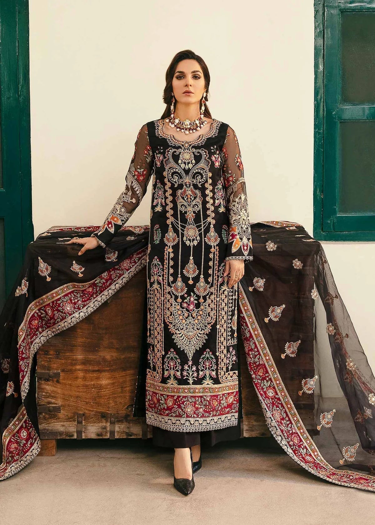 Akbar Aslam AAM AMARI 1485(R) Women 3pcs