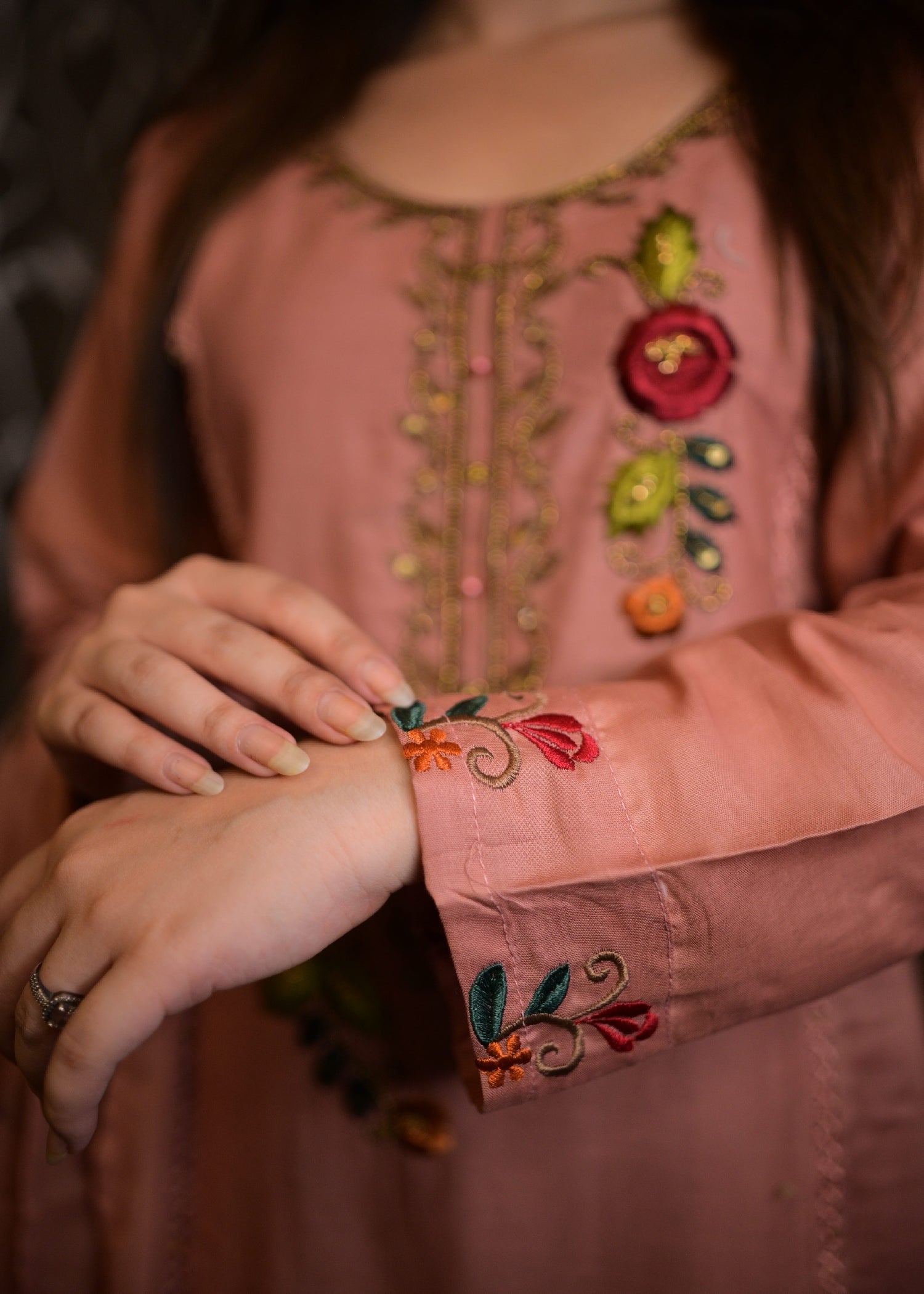 Four Season Boutique SHAHEEN SOFT COTTON PINK Women 3pcs