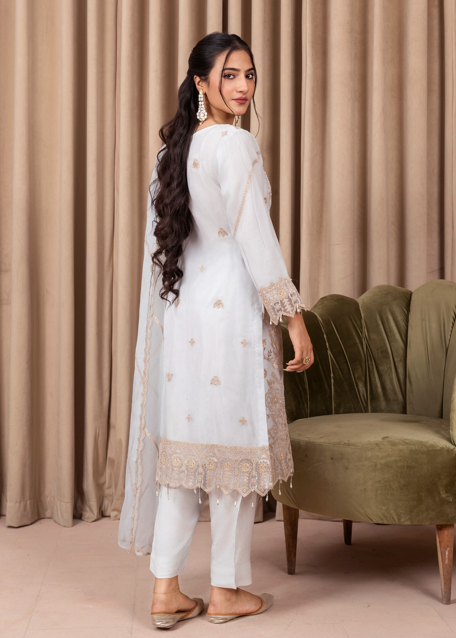Alliyas_By_Farooqkhalid A 272 Ice Blue Women 3pcs