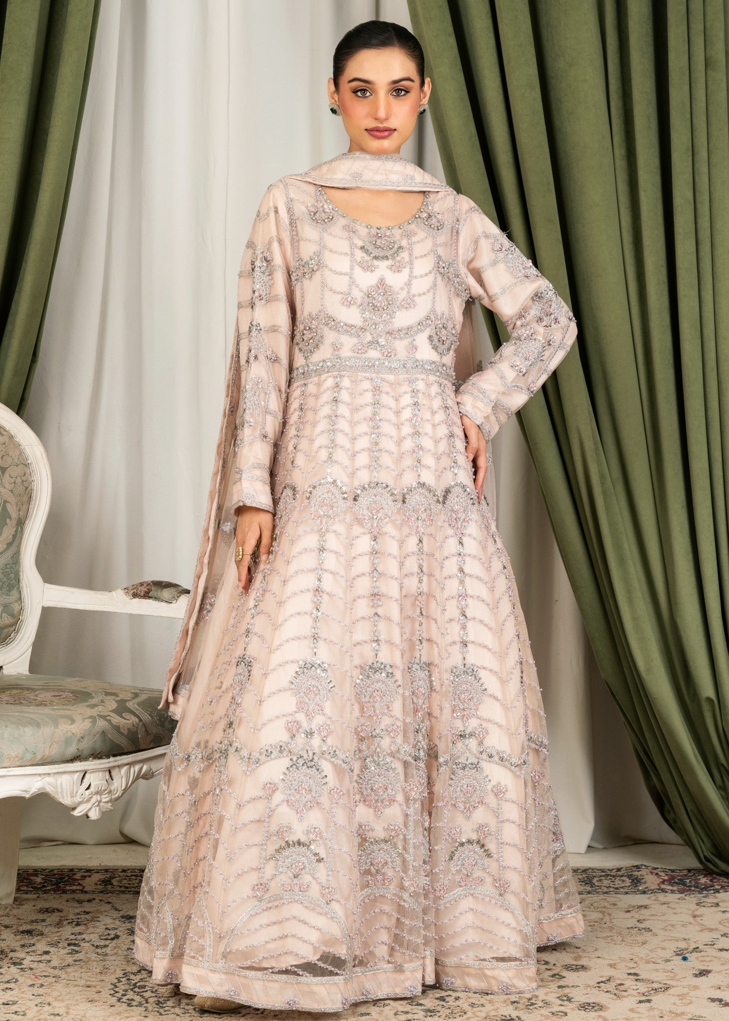 Alliyas_By_Farooqkhalid A 278 Pink Women 3pcs
