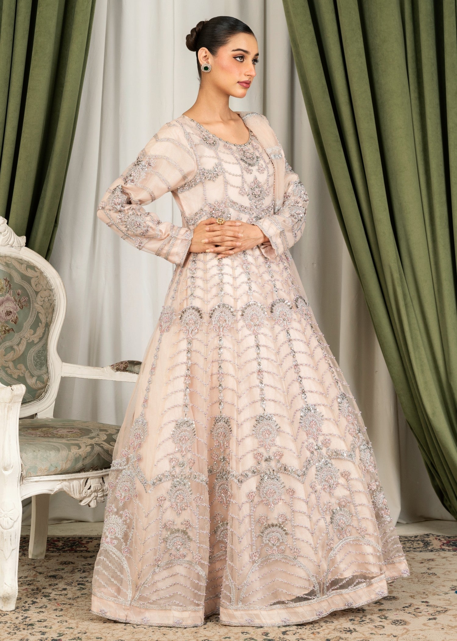 Alliyas_By_Farooqkhalid A 278 Pink Women 3pcs