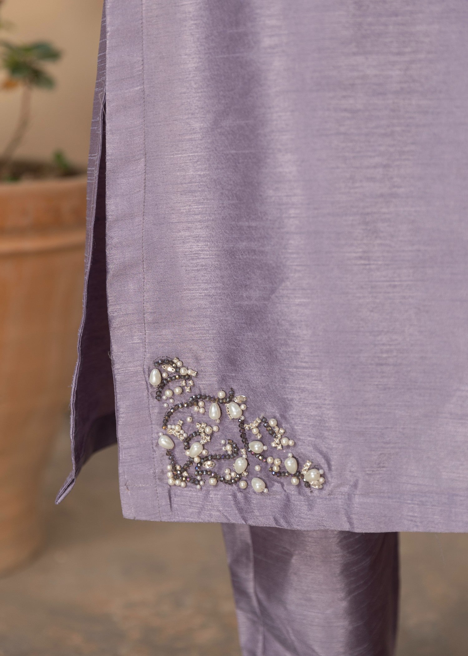 Insiya By Saira Jawad Lilac with Handwork Women 2pcs