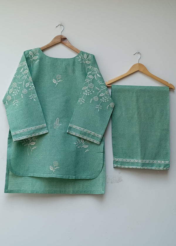 Lubana Store AAIMA SEA GREEN Women 2pcs