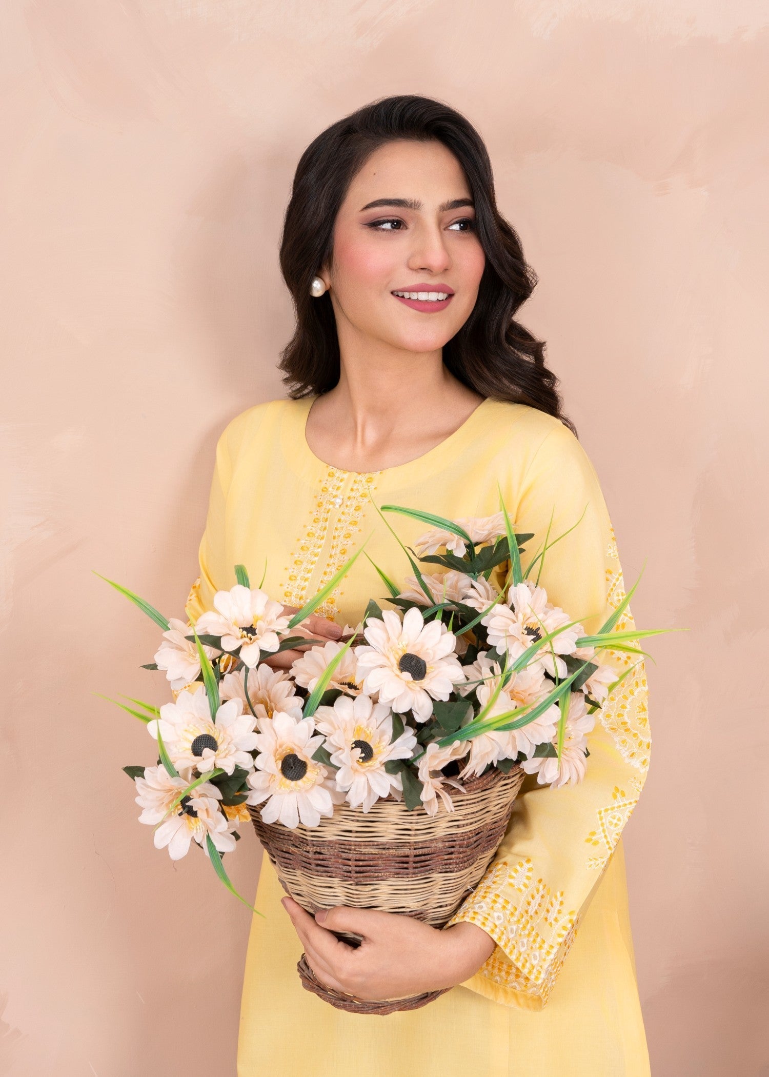 Abeera Royal Aura – Embroidered Cotton with Long Shirt (Art No. AB 078) Women 2pcs