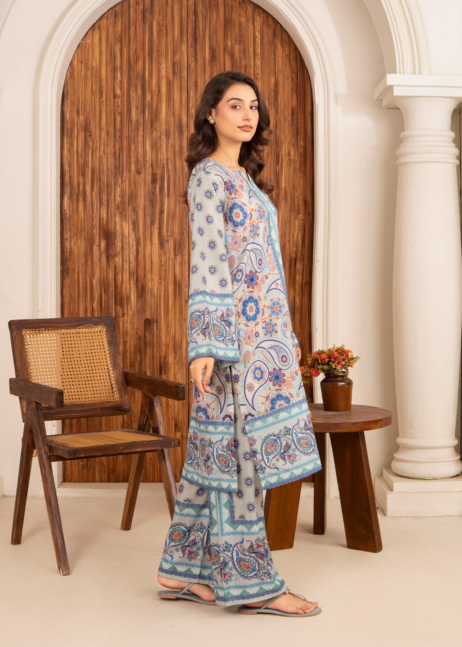 Abeera Art No: ADP 07 – Artistic Aura in Digital Swiss Lawn Women 2pcs