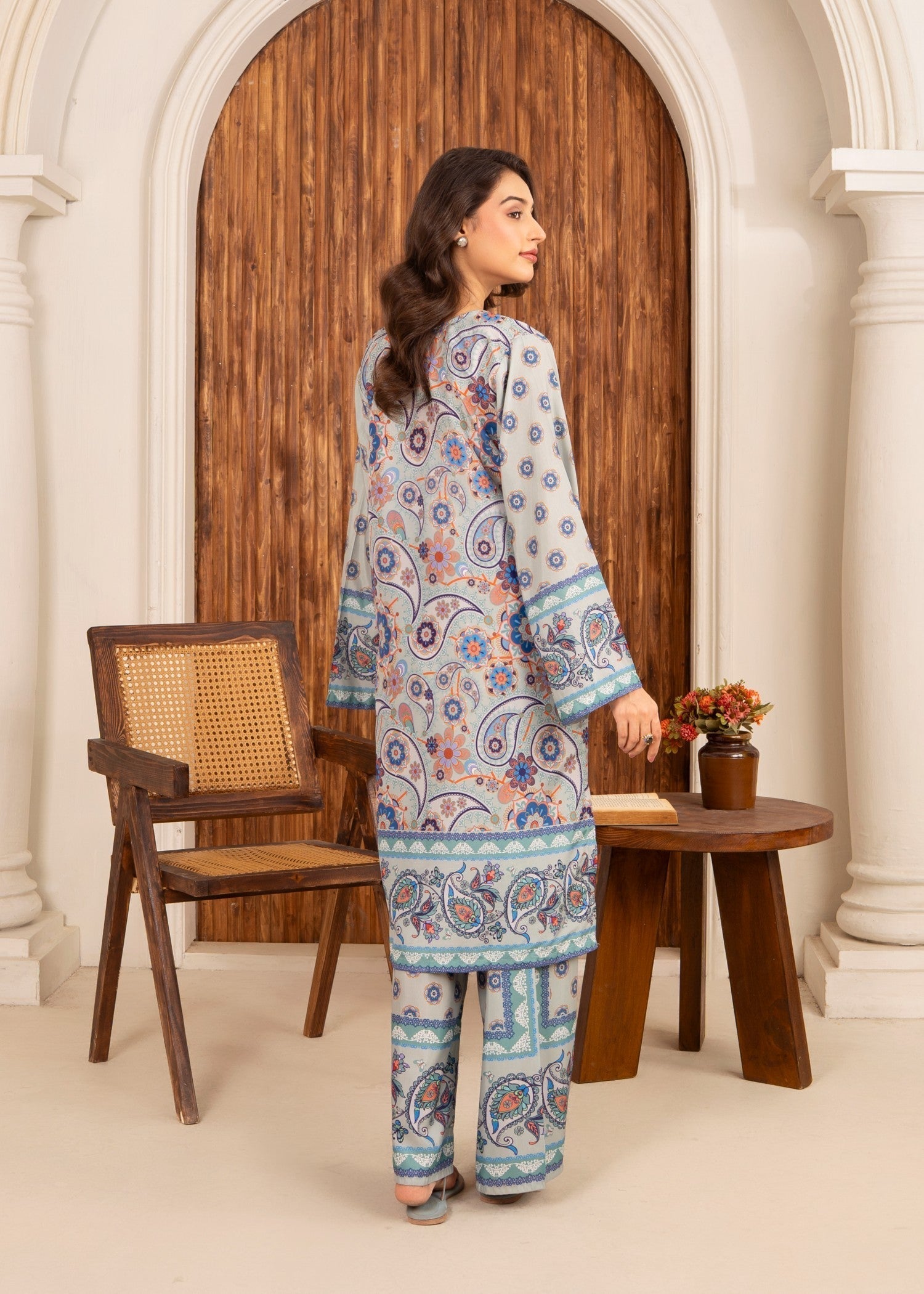 Abeera Art No: ADP 07 – Artistic Aura in Digital Swiss Lawn Women 2pcs