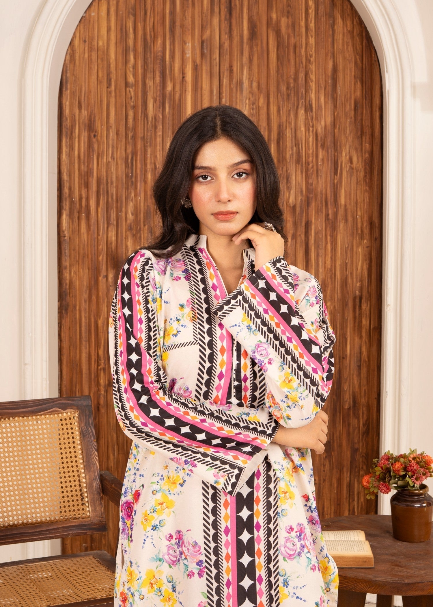 Abeera Art No: ADP 08 – Statement Style in Digital Printed Swiss Lawn Women 2pcs