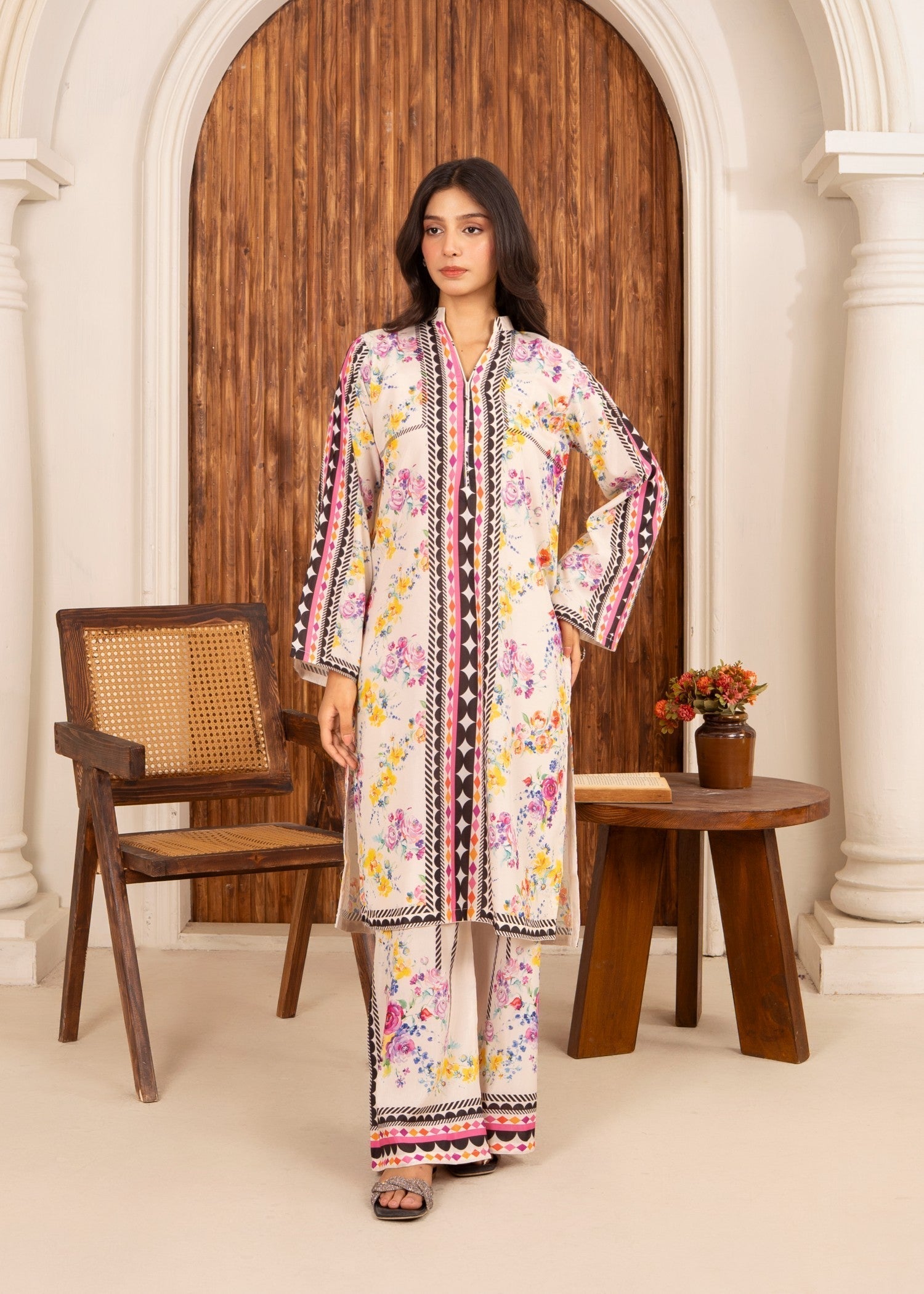 Abeera Art No: ADP 08 – Statement Style in Digital Printed Swiss Lawn Women 2pcs