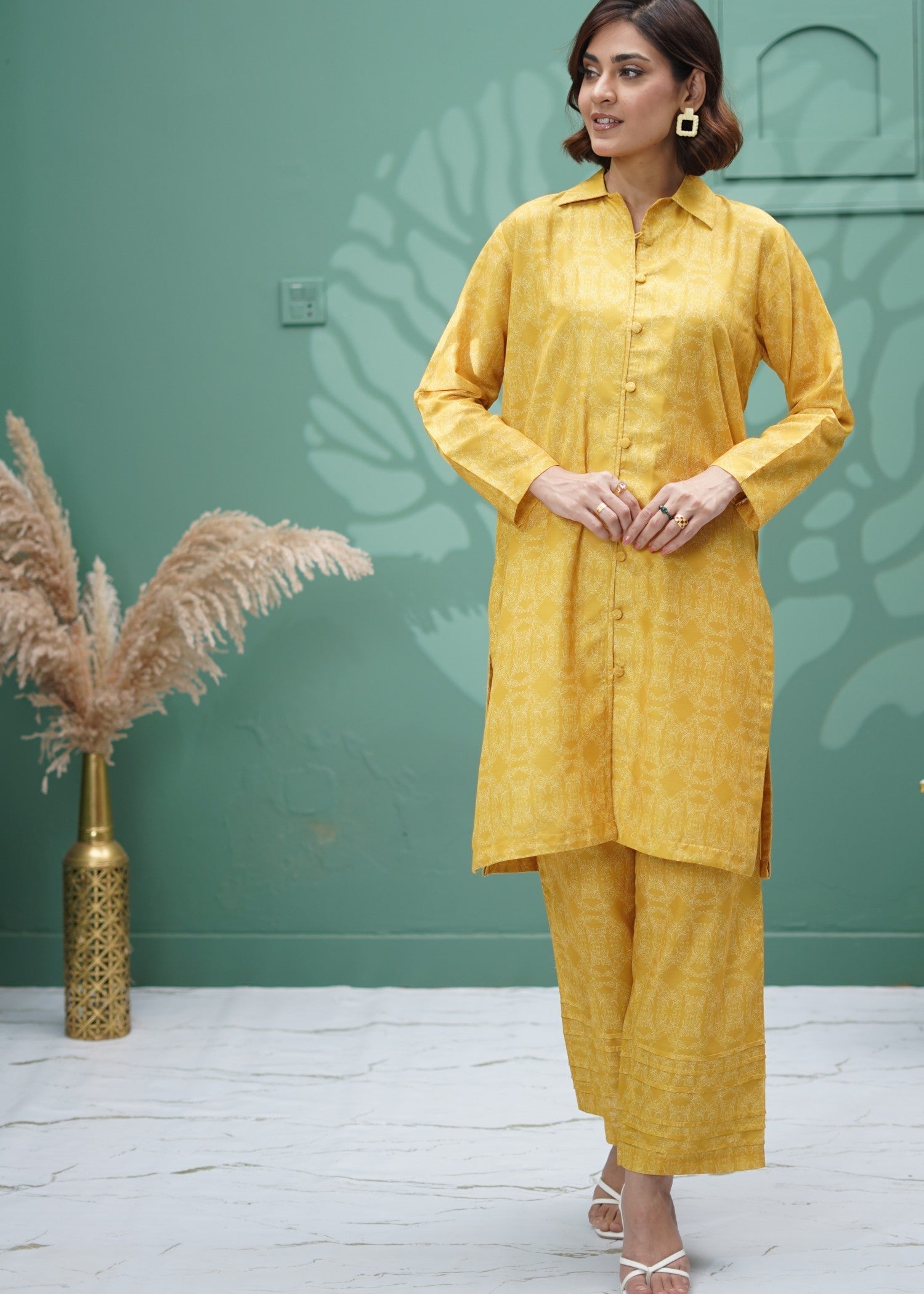 Suitsu MUSTARD ILLUTION Women 2pcs