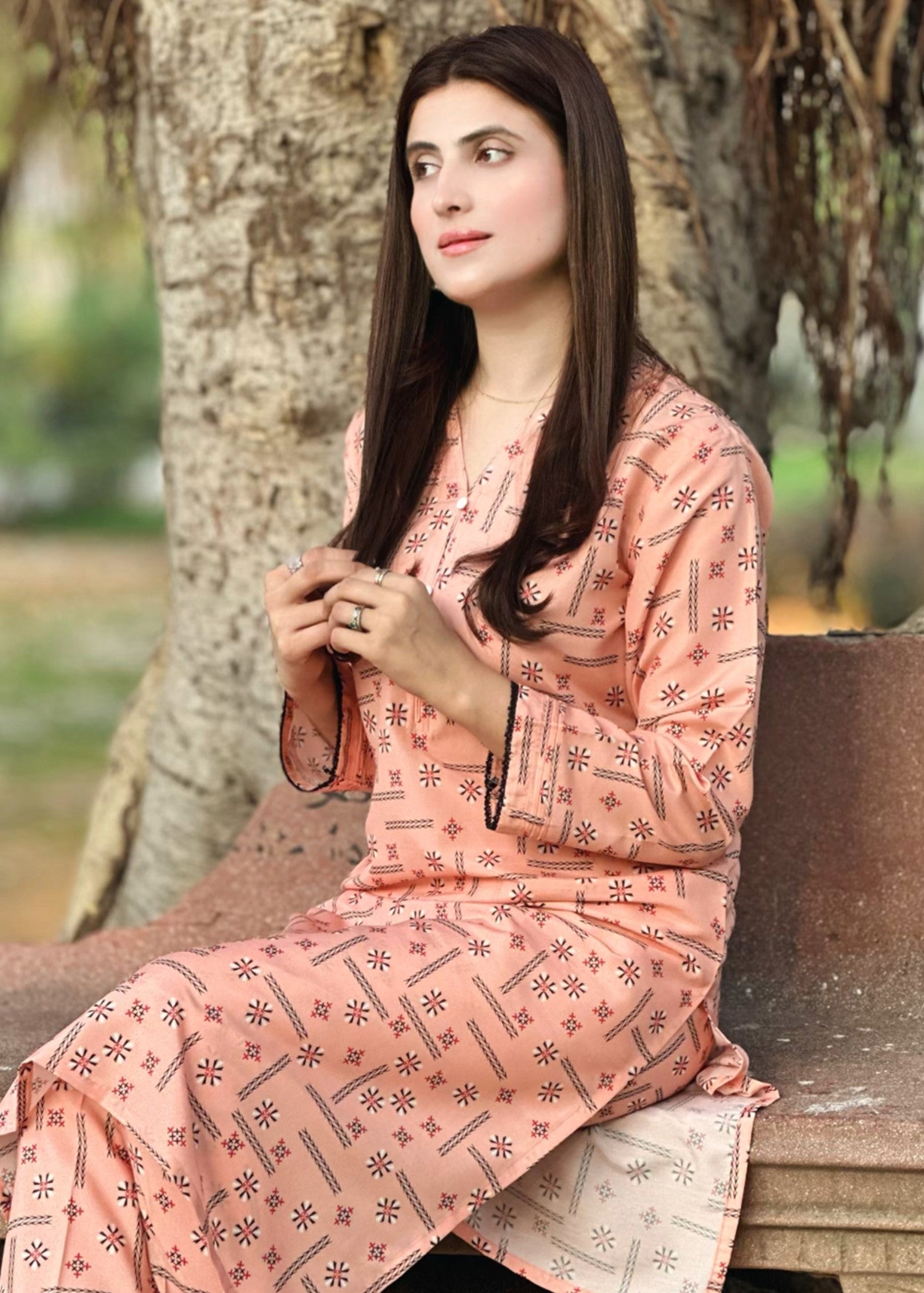 By-East Lawn Suit Printed (PCH) Women 2pcs