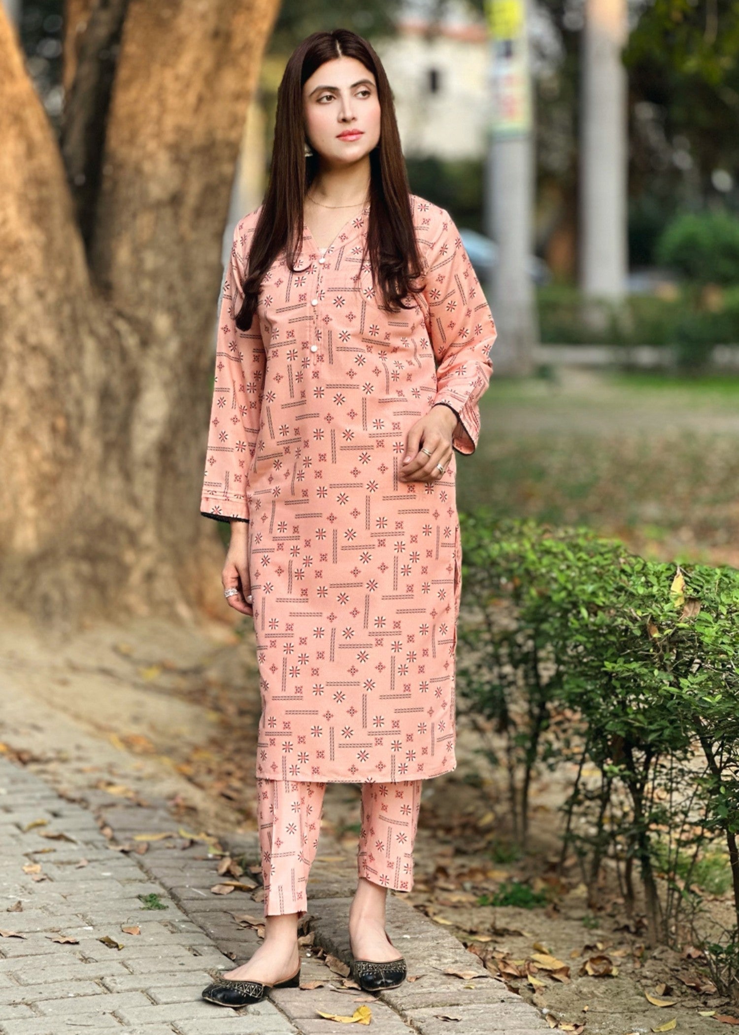 By-East Lawn Suit Printed (PCH) Women 2pcs