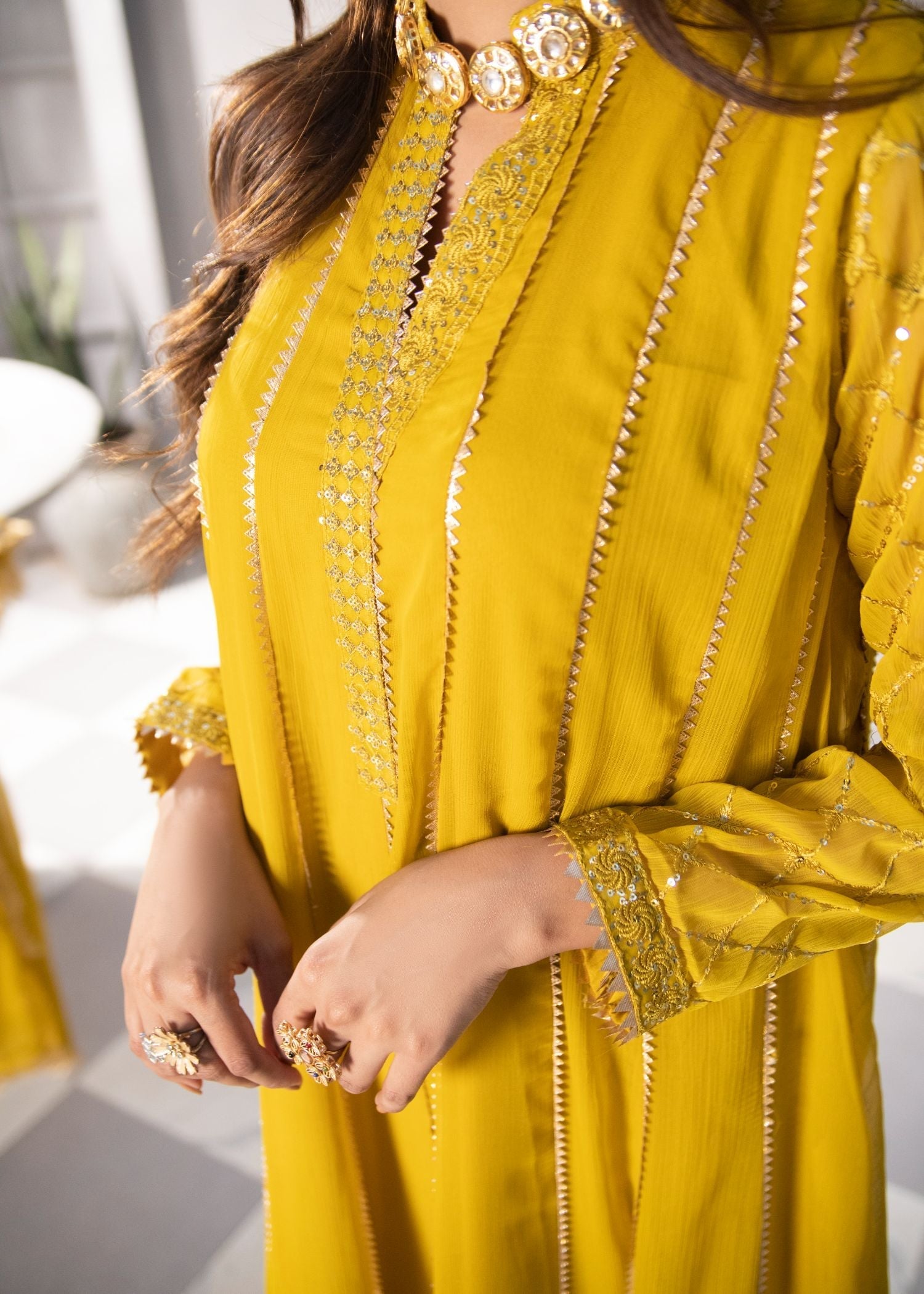 Manahils MAXI 106 MUSTARD Women 3pcs