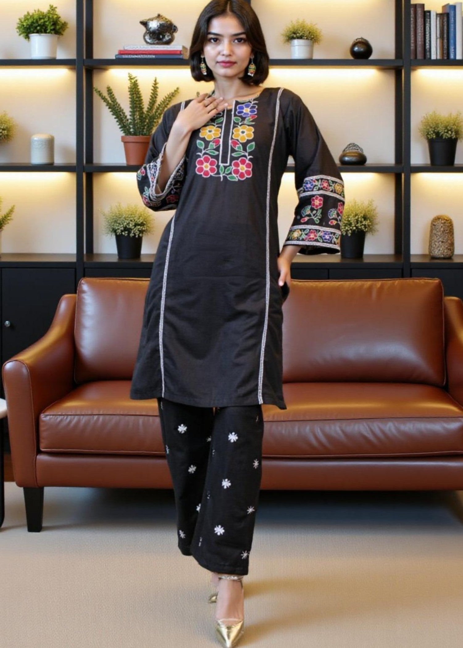 Mirhal Fashion Mirha Black Women 2pcs