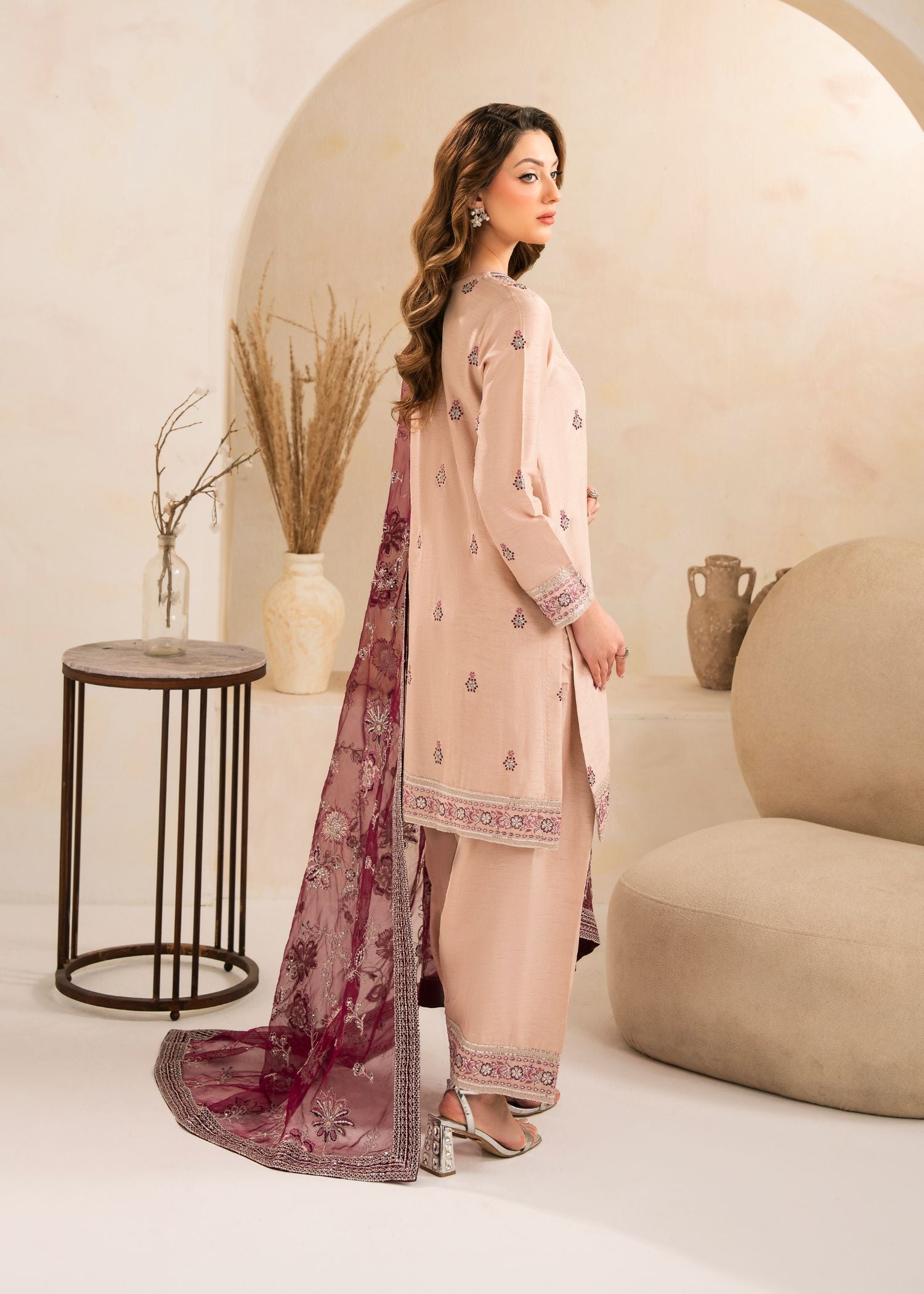 Garnet Clothing Blush Mauve Women 3pcs