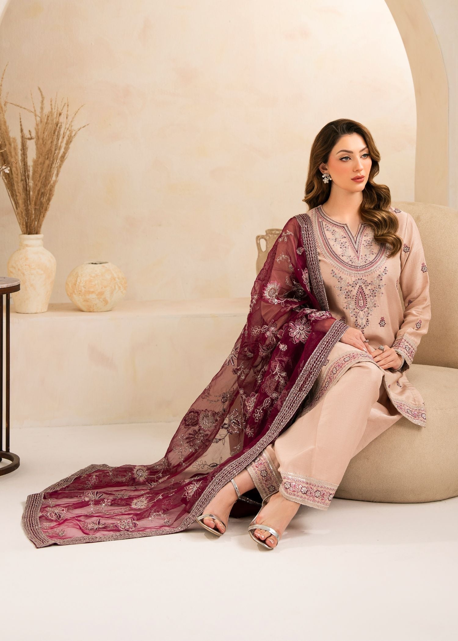 Garnet Clothing Blush Mauve Women 3pcs