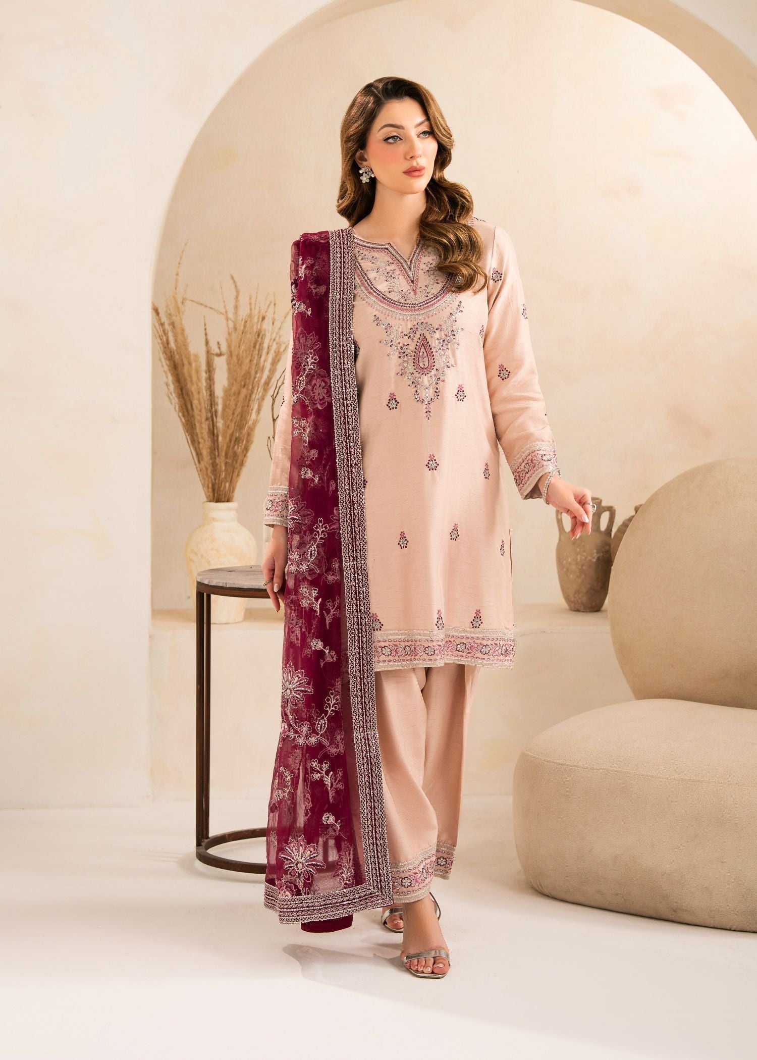 Garnet Clothing Blush Mauve Women 3pcs