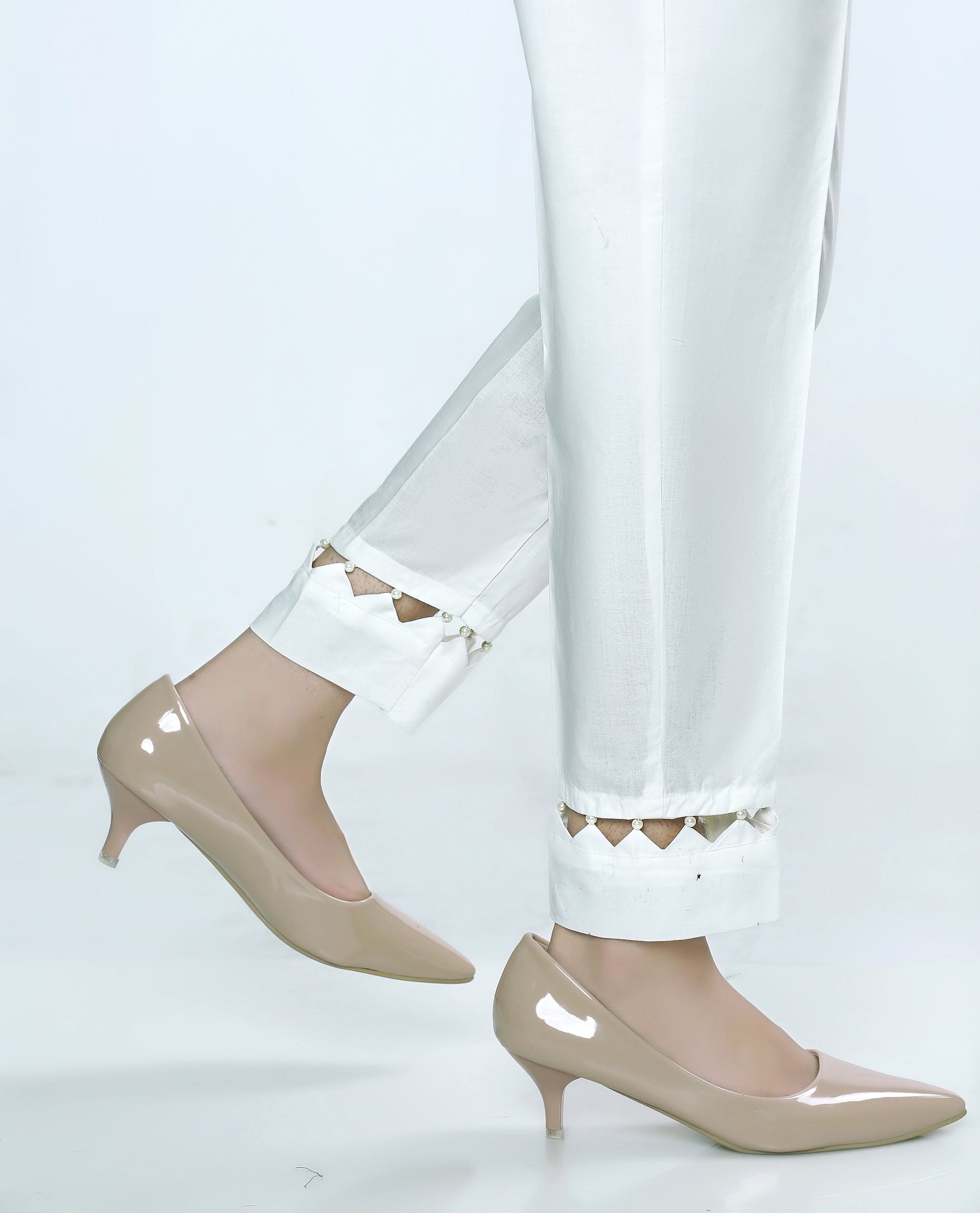 Lakhany Embroidered Cotton Bottom Women 1pcs