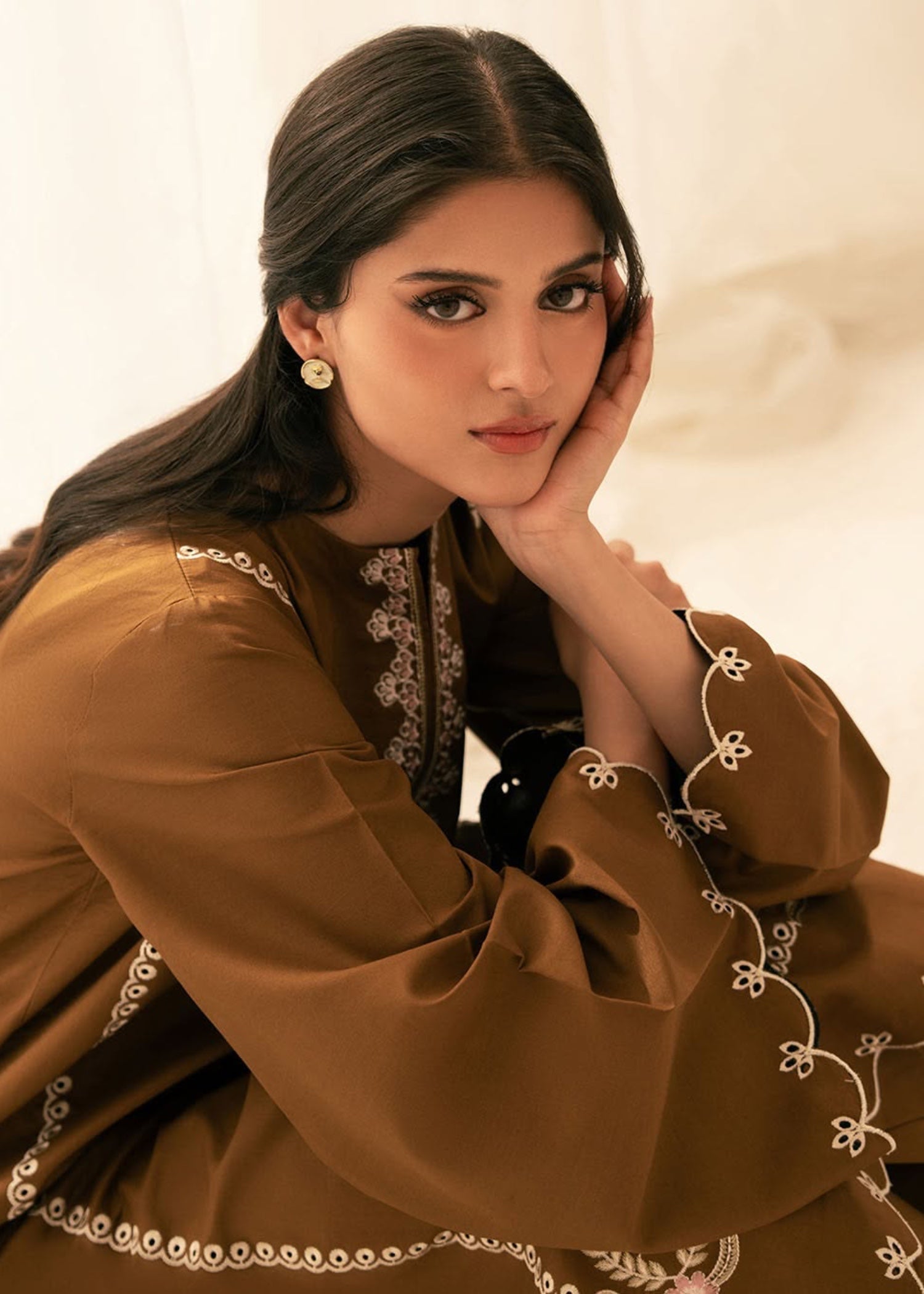 The Turkish Wear CAPPUCCINO KURTA SET Women 2pcs