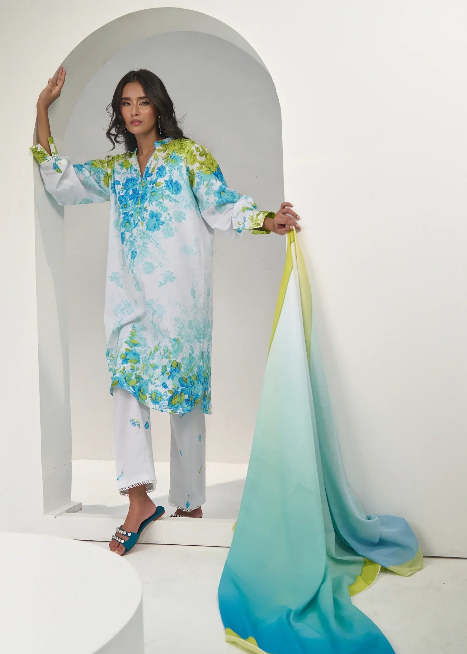 Cocoon CYAN OMBRE Women 2pcs