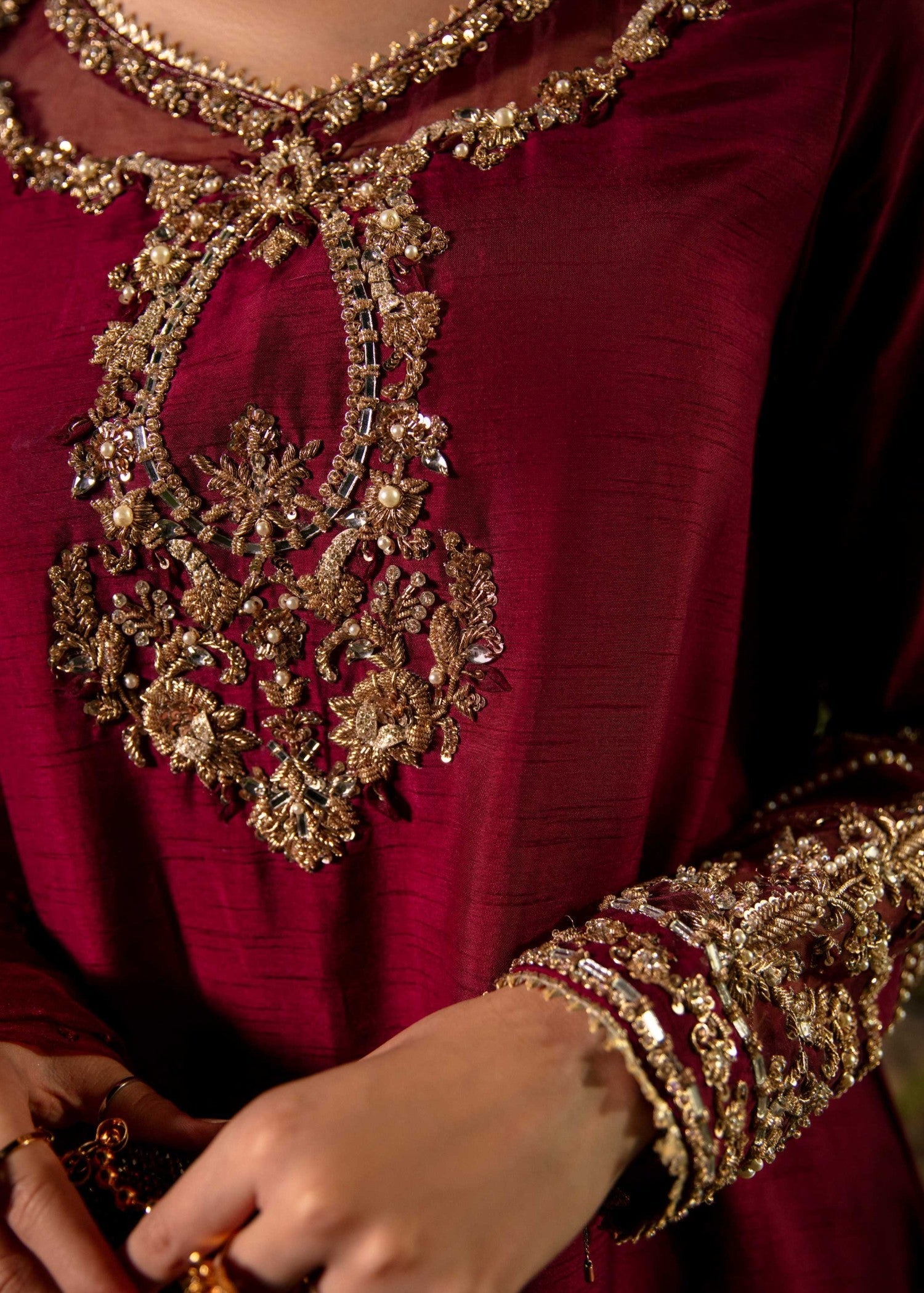 Hafsa Imran Khan Crimson Women 3pcs