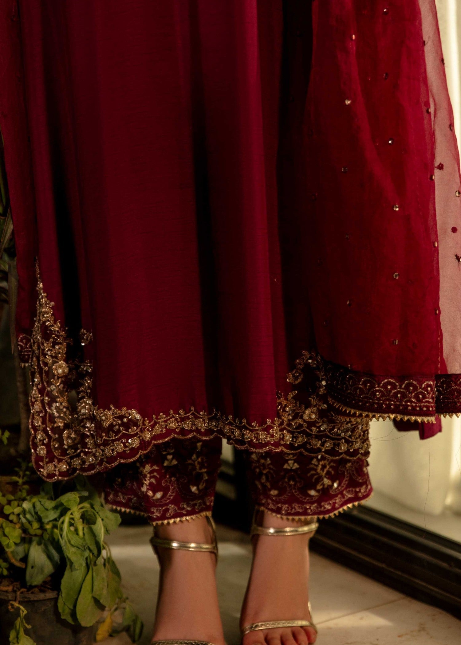 Hafsa Imran Khan Crimson Women 3pcs