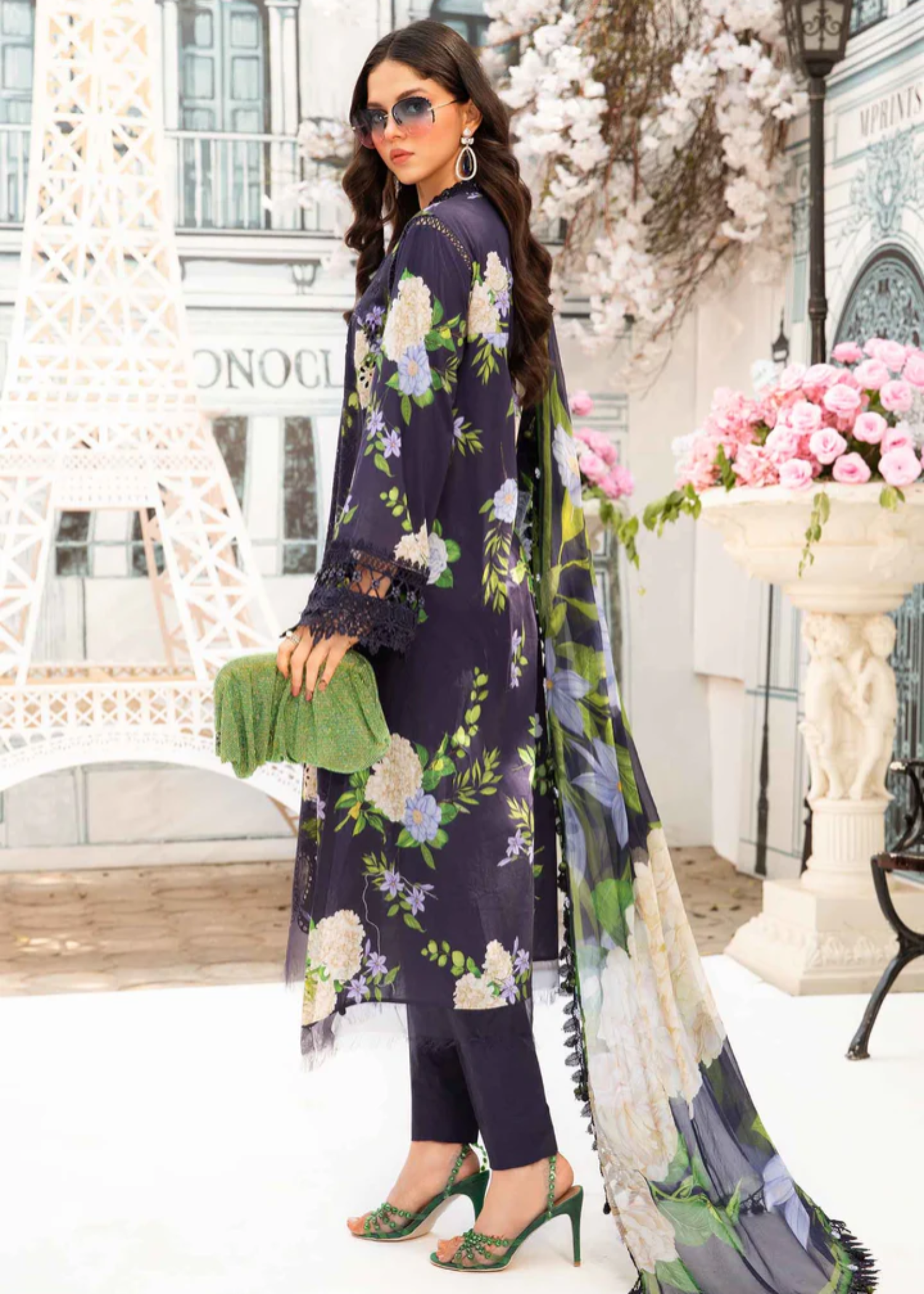 Maria B V2 MPT 2602 B Women 3pcs