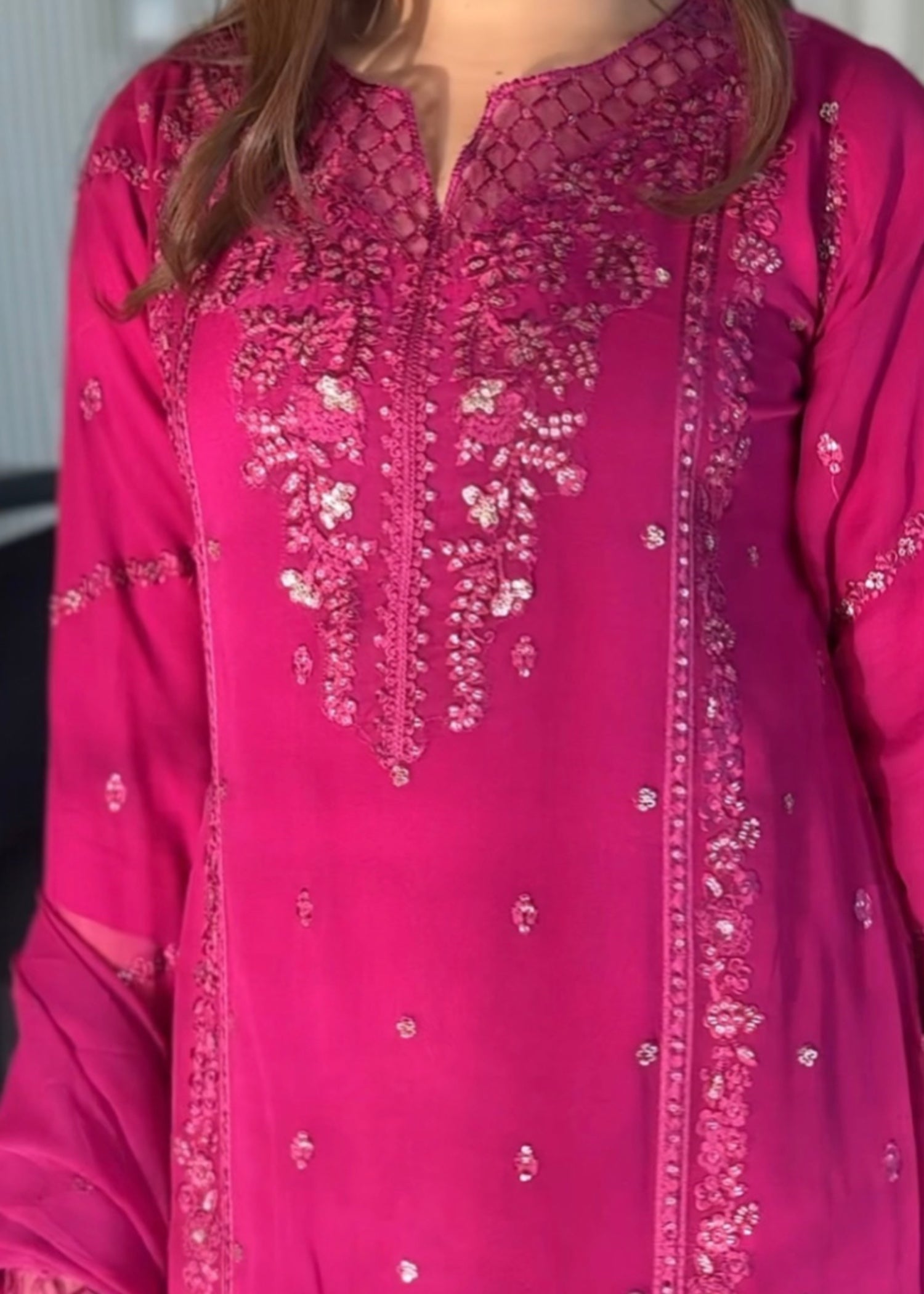 Ayesha B pink (kashaf) Women 3pcs