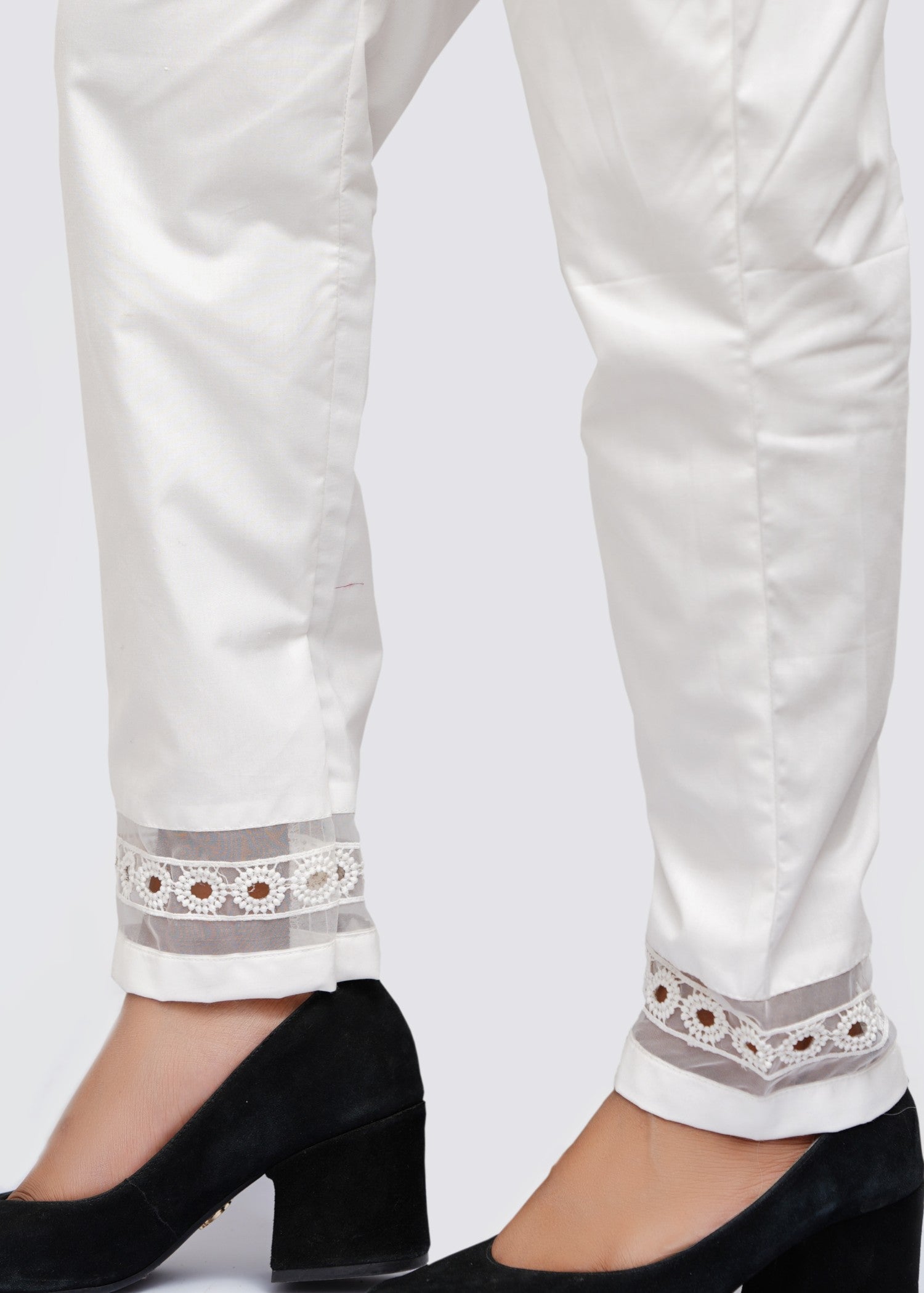 Punkh Trouser CT 76 White Women 1pcs