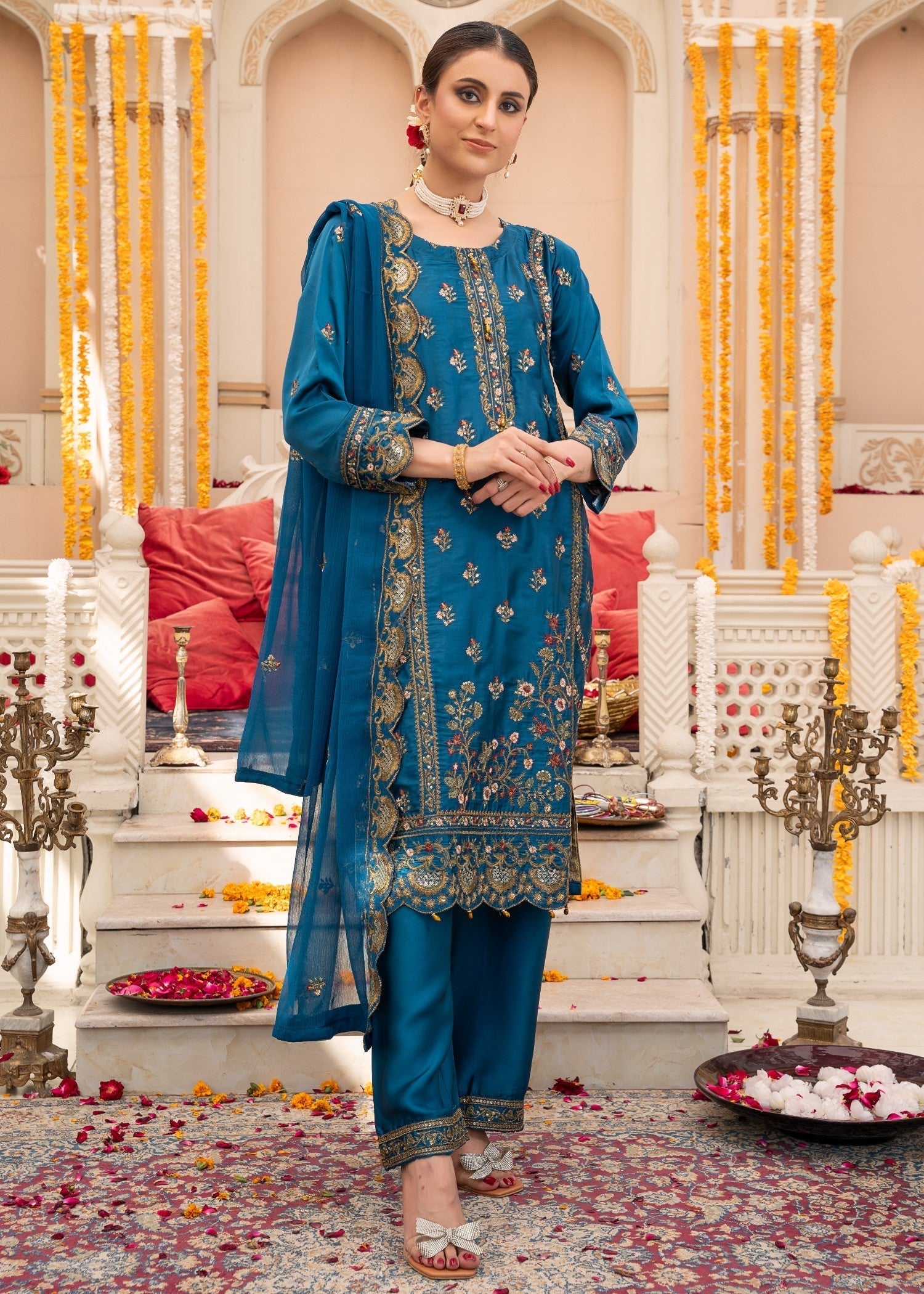 Rangoon Clothing Gulrang Peacock Women 3pcs