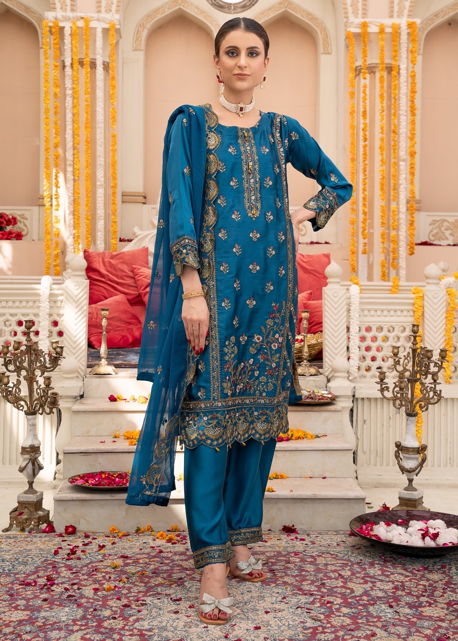 Rangoon Clothing Gulrang Peacock Women 3pcs