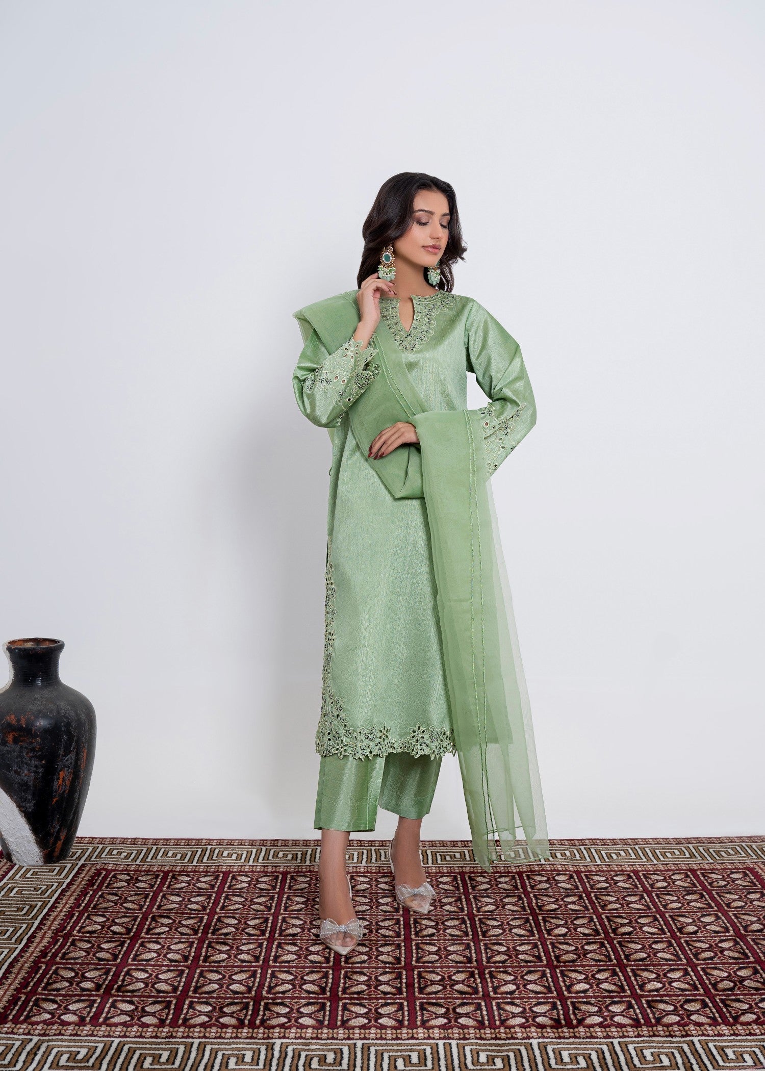 Eve Admire Pistachio green Women 3pcs