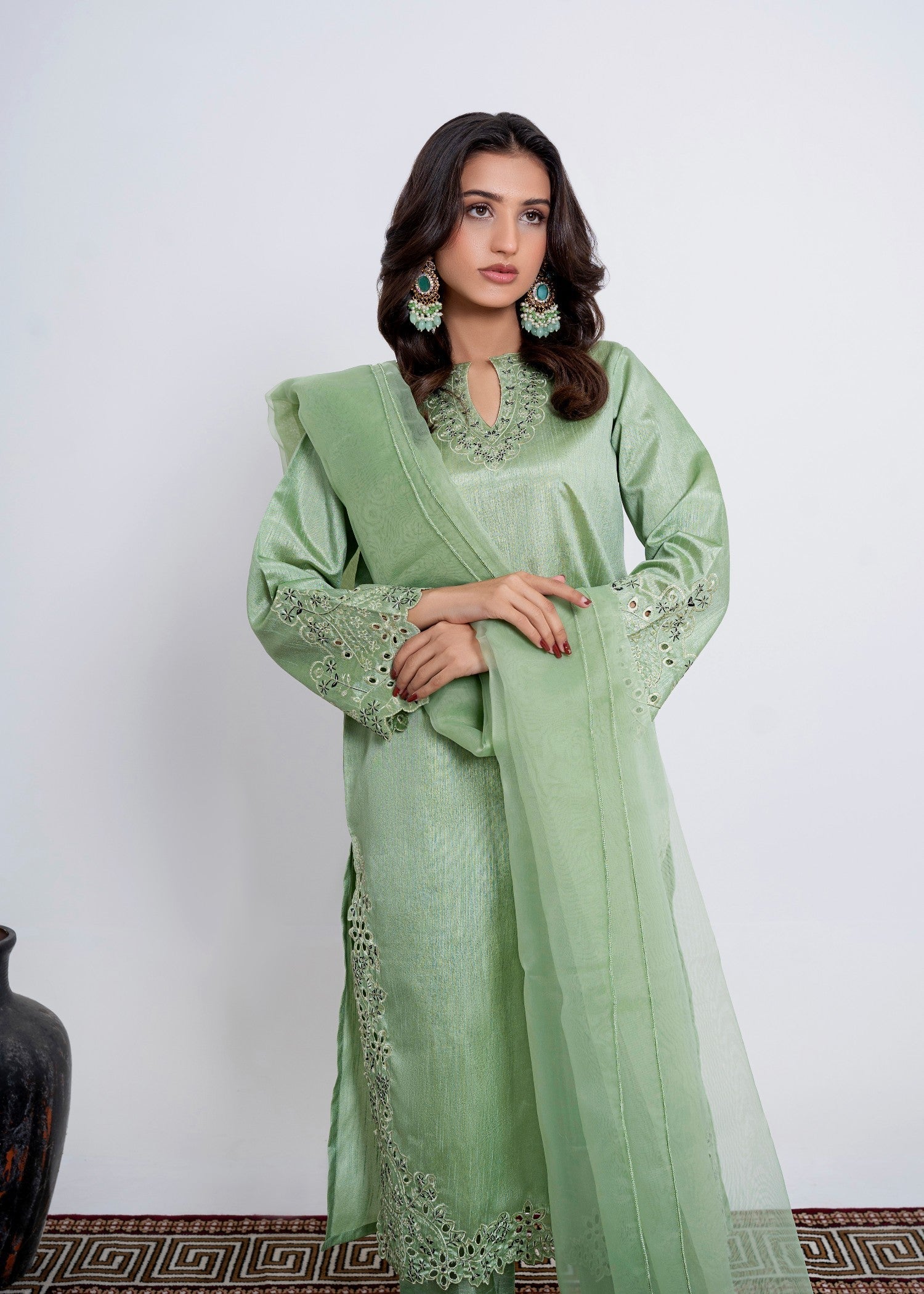 Eve Admire Pistachio green Women 3pcs