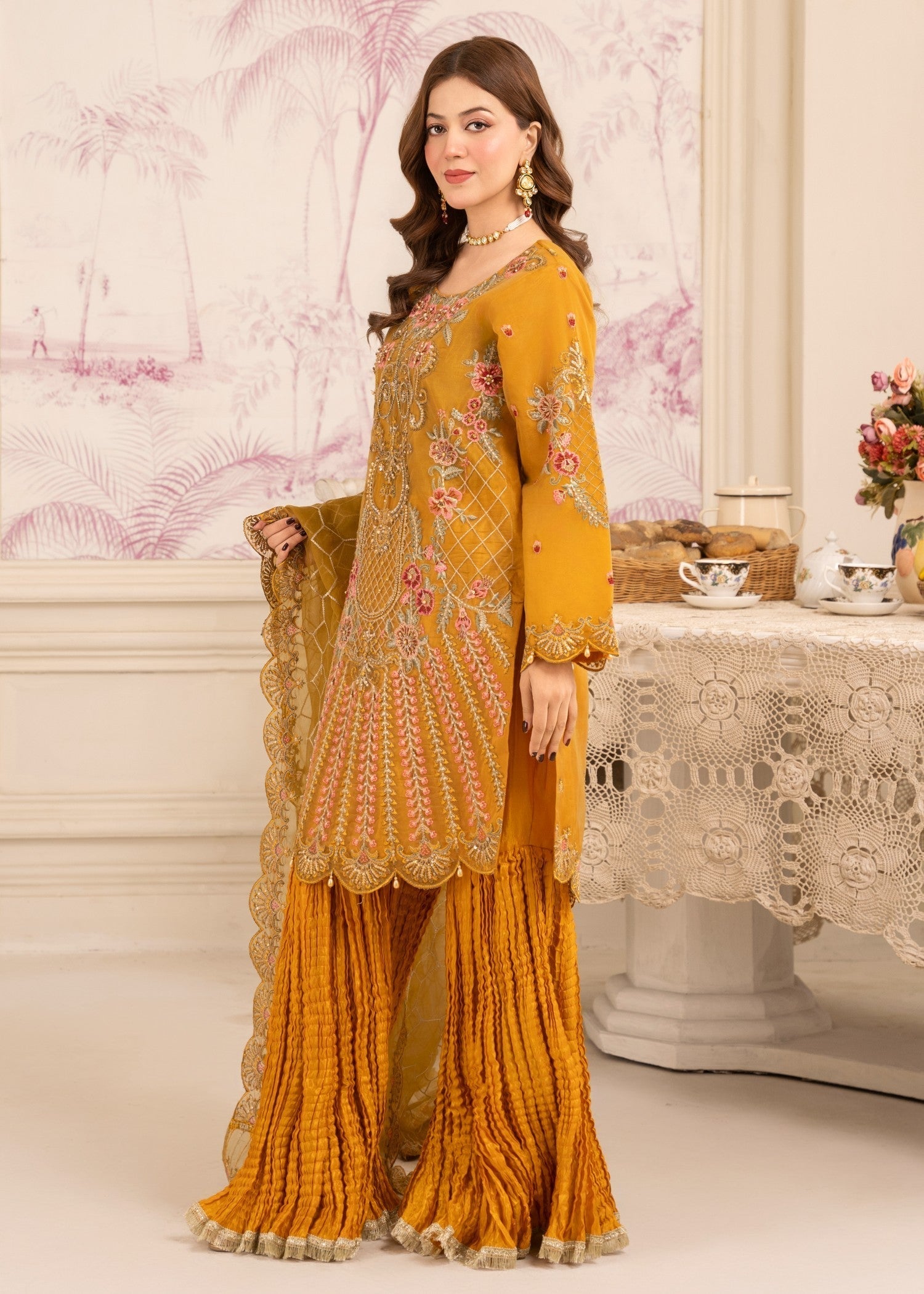 Zuri MISHAL US 419 MUSTARD Women 3pcs