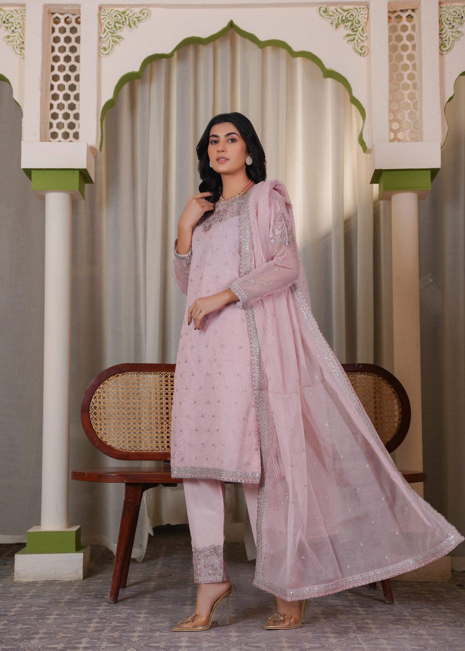 Zaren 4161 B.NT T.PNK Women 3pcs