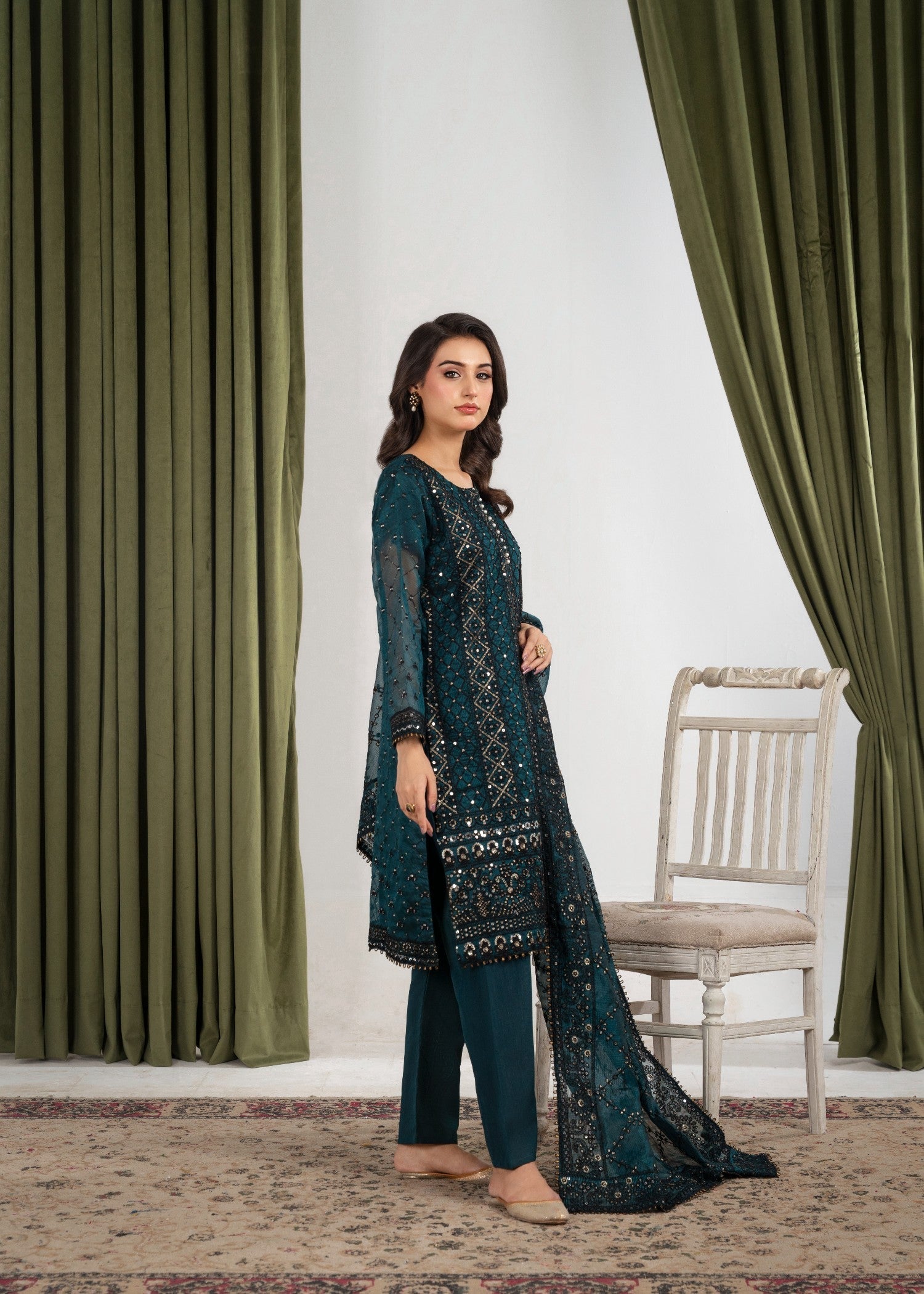 Hkb Officials Emre Black Green Women 3pcs