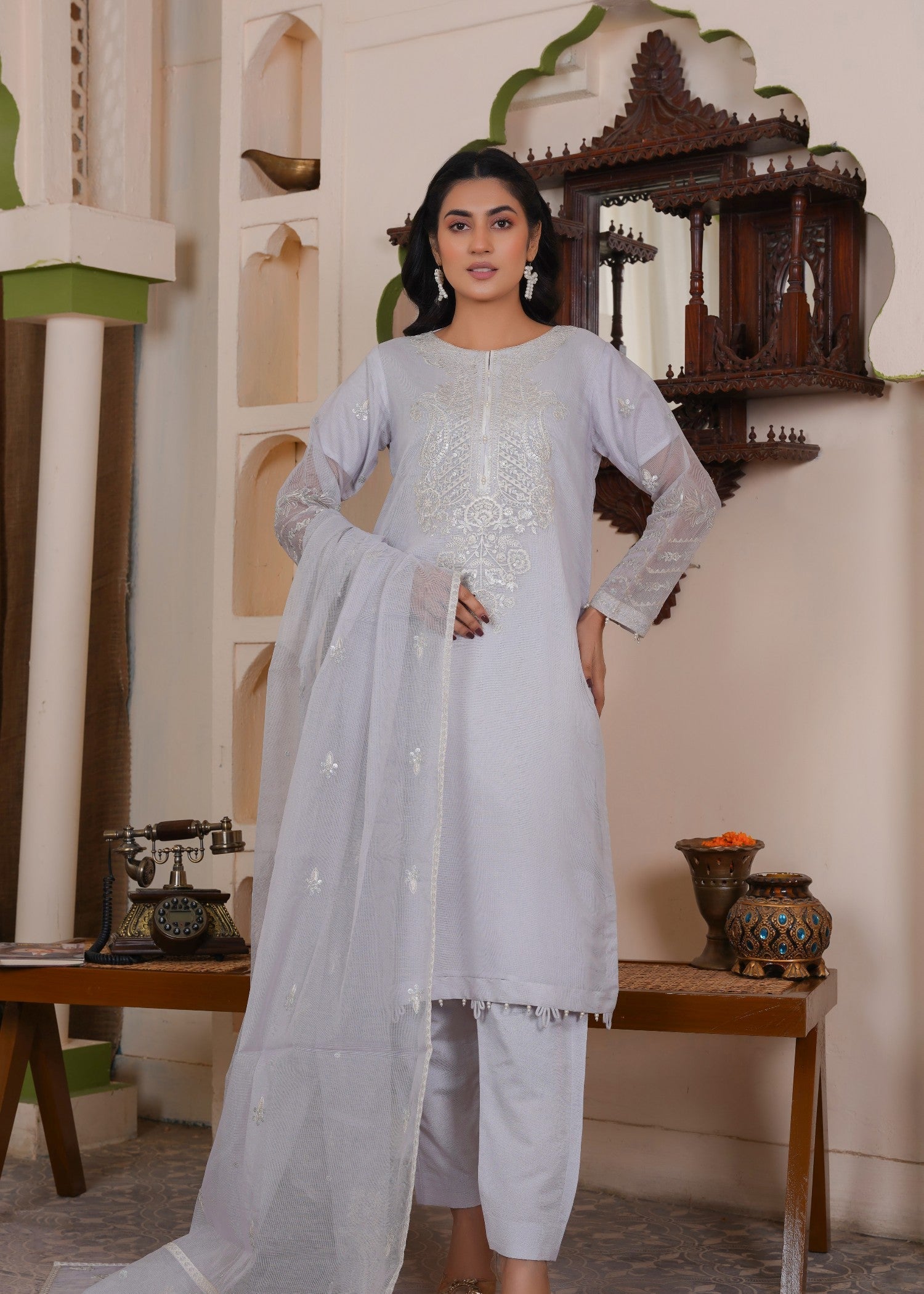 Zaren 4164 B.NT GRY Women 3pcs