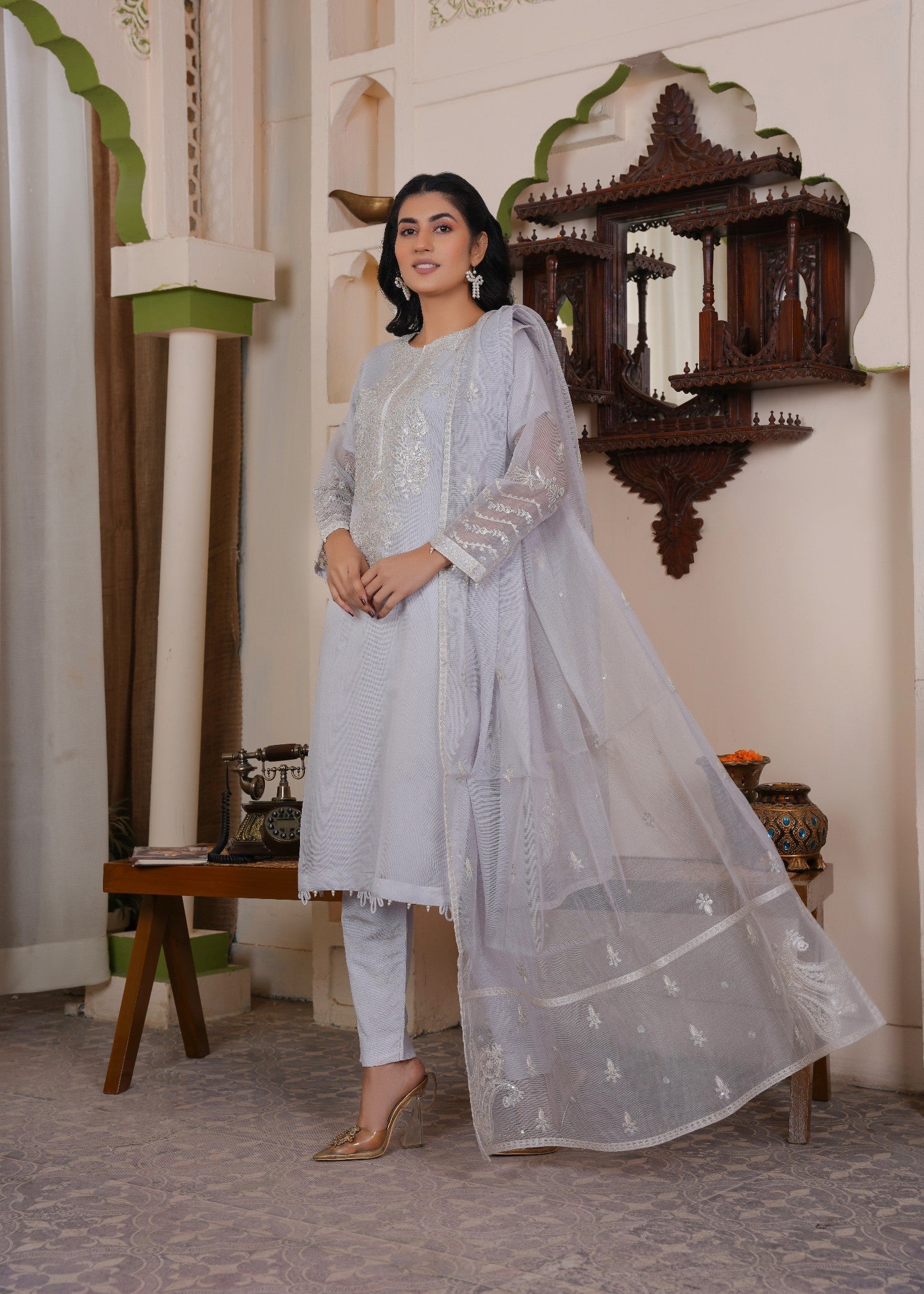 Zaren 4164 B.NT GRY Women 3pcs