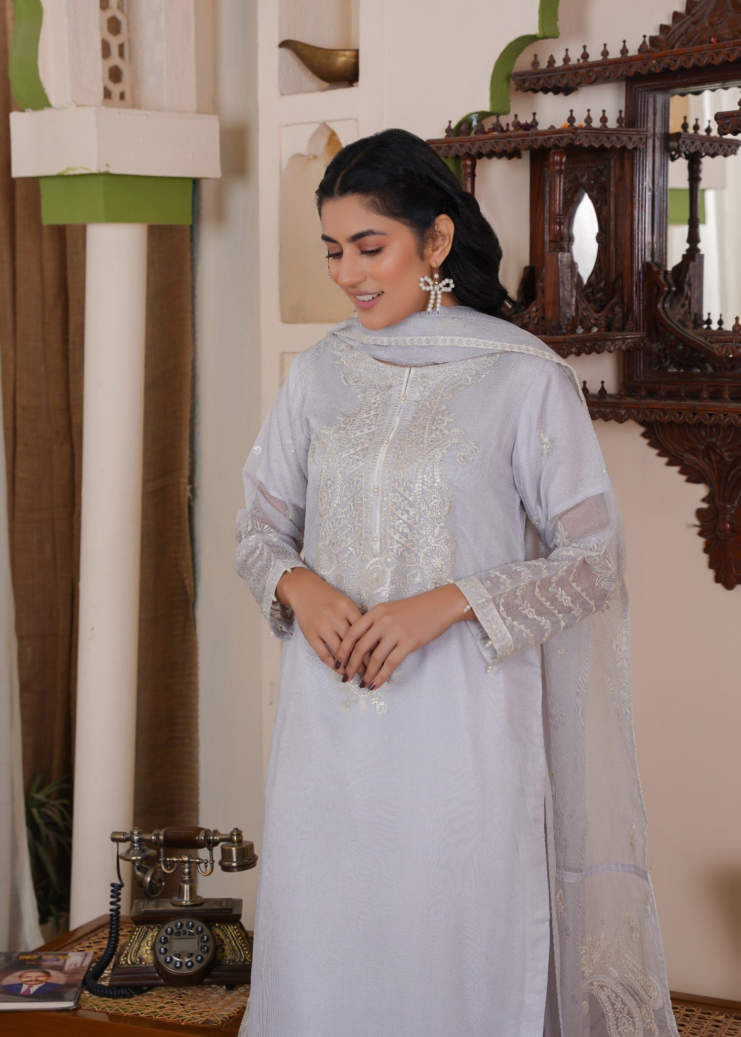 Zaren 4164 B.NT GRY Women 3pcs