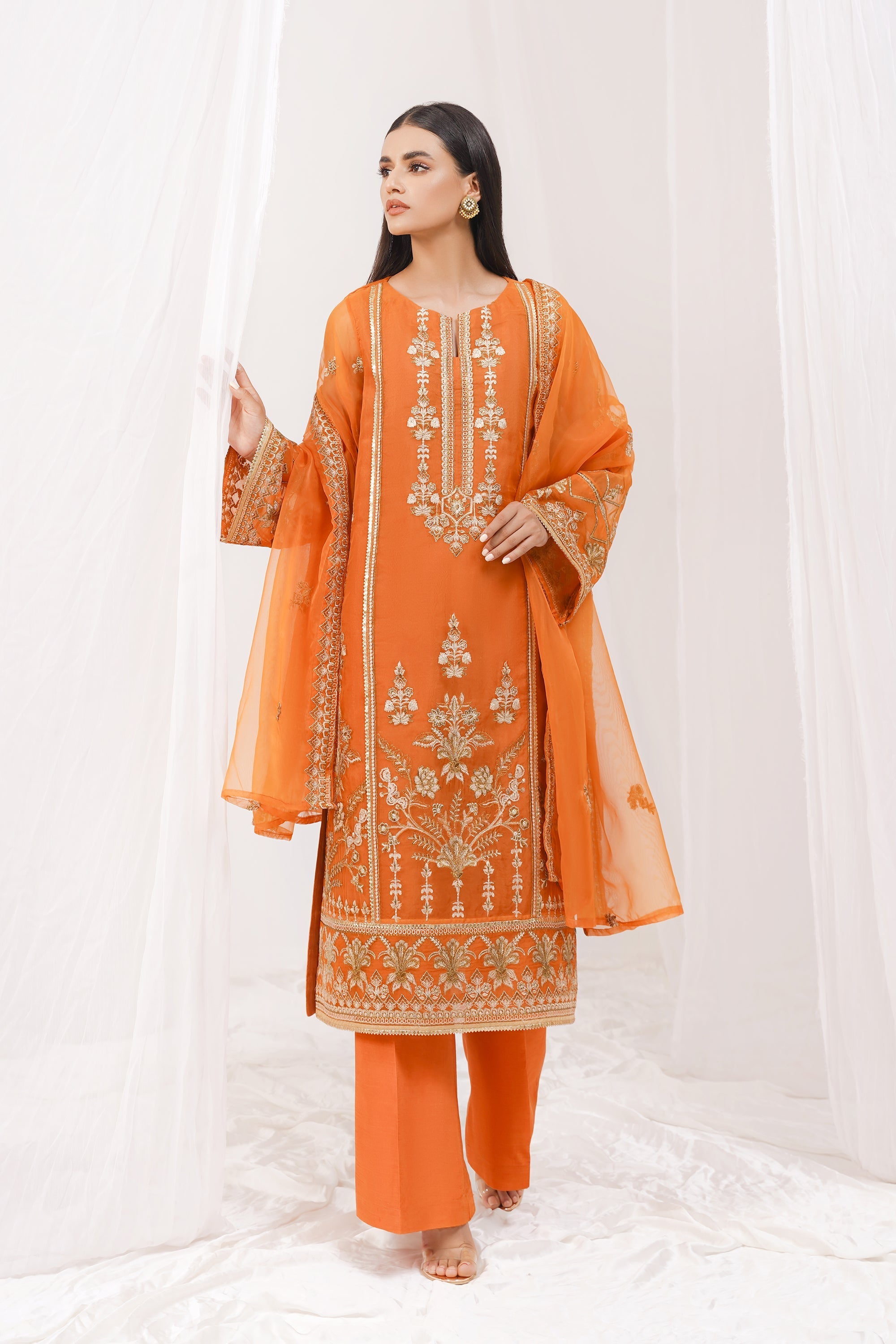 Esra Festive Organza ETO 08 () Women 2pcs