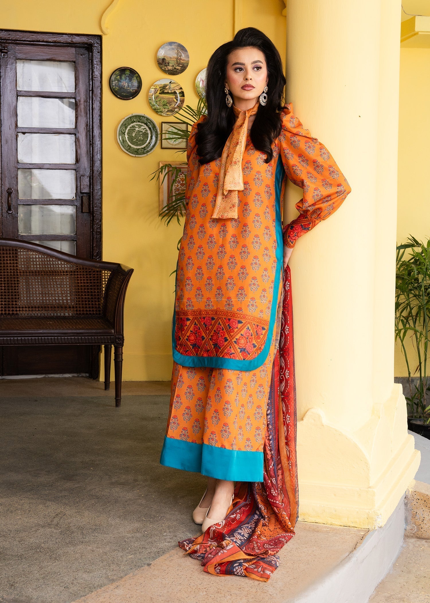 Maria Osama Nehr Women 3pcs