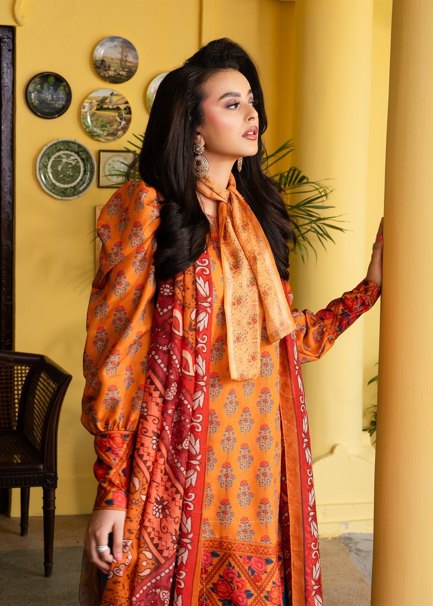 Maria Osama Nehr Women 3pcs