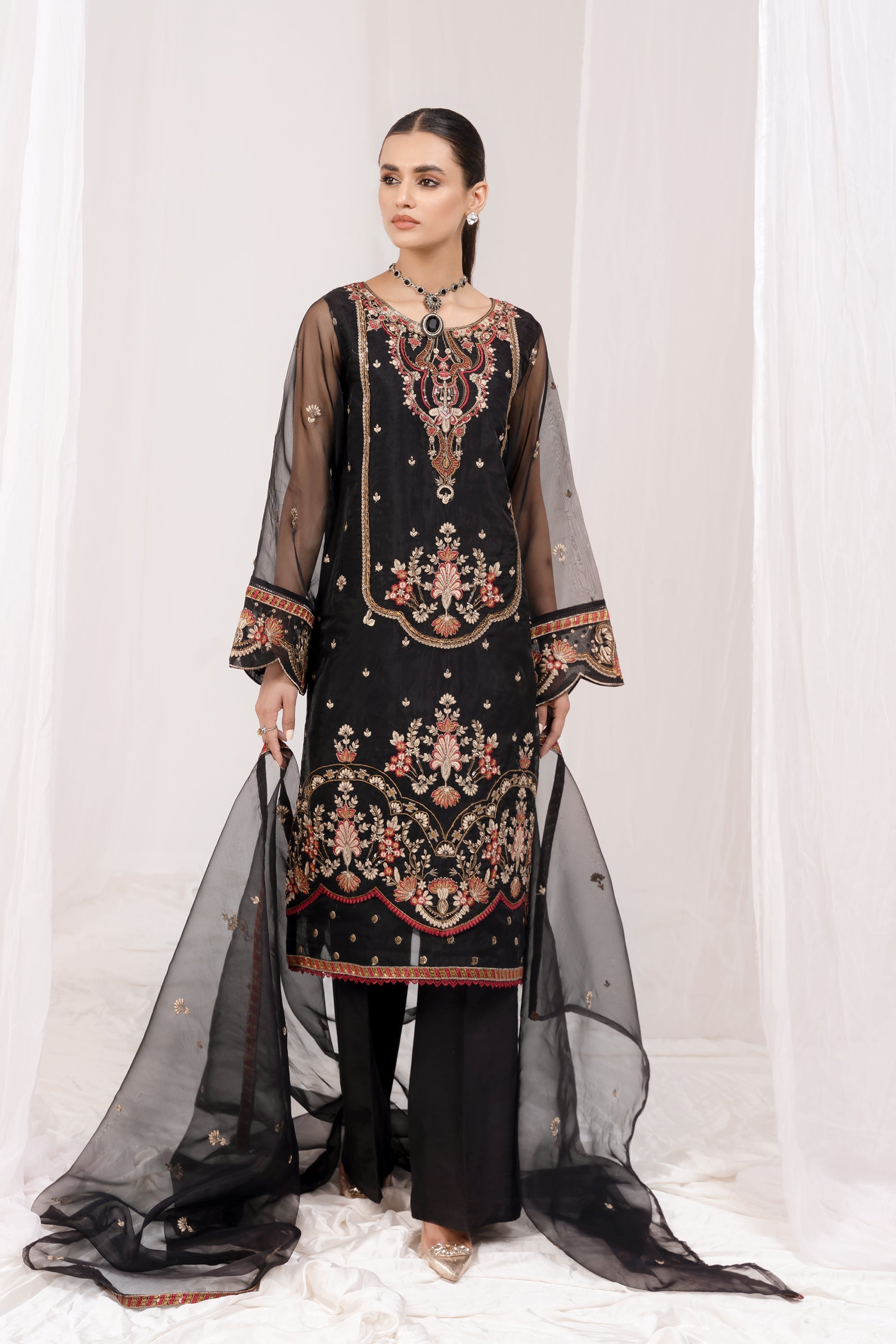 Esra Festive Organza ETO 06 () Women 2pcs