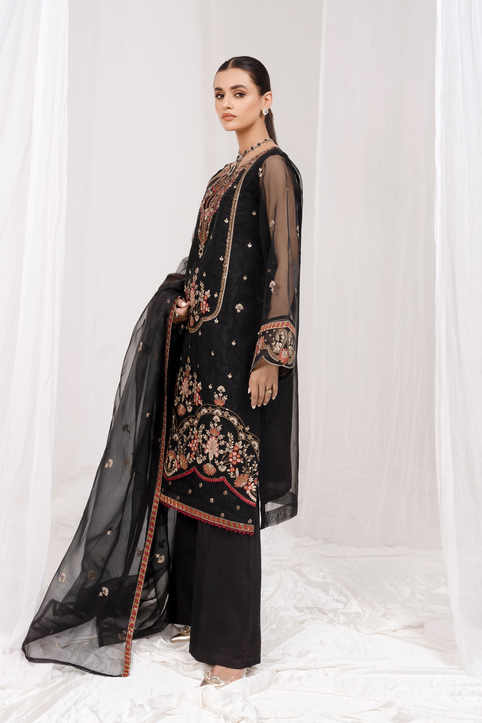 Esra Festive Organza ETO 06 () Women 2pcs