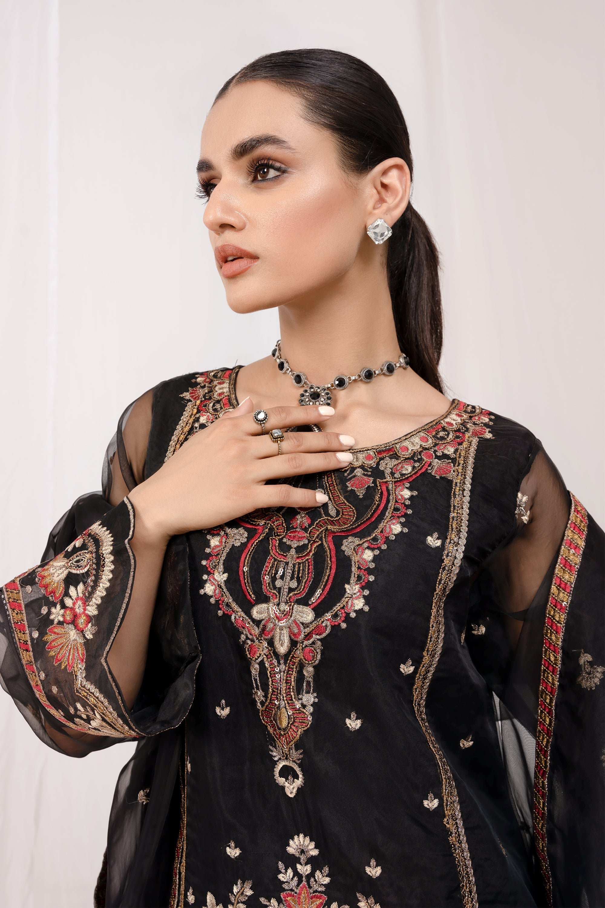 Esra Festive Organza ETO 06 () Women 2pcs