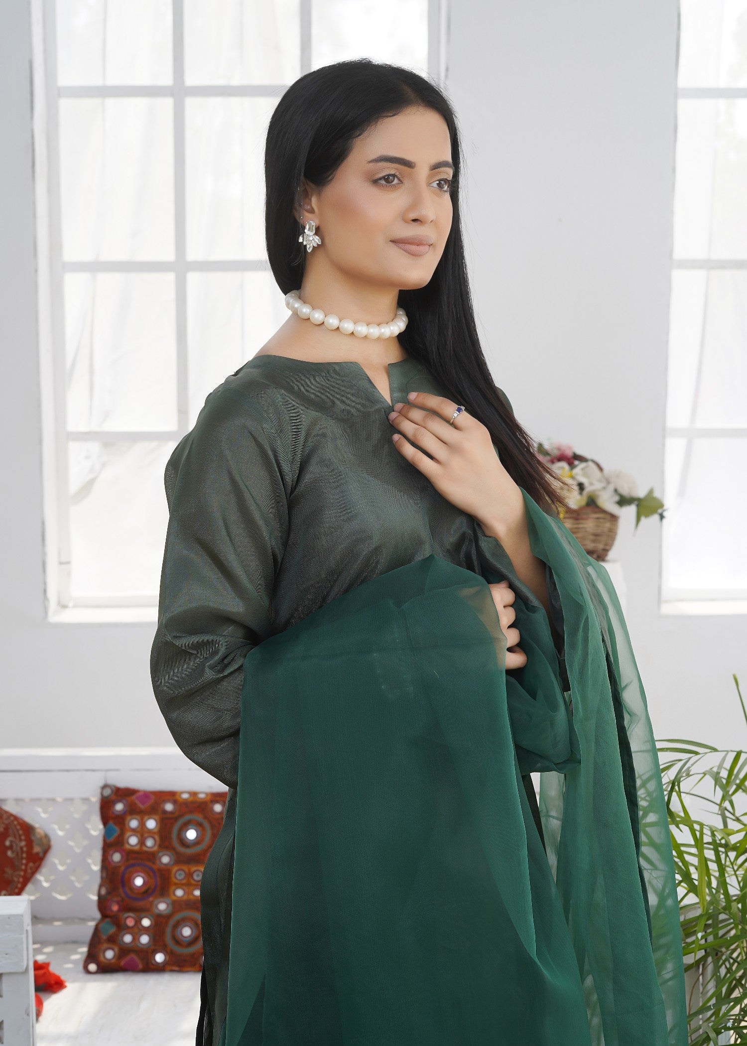 Waniya Awais WAF D1 (Farshi Shalwar) Women 3pcs