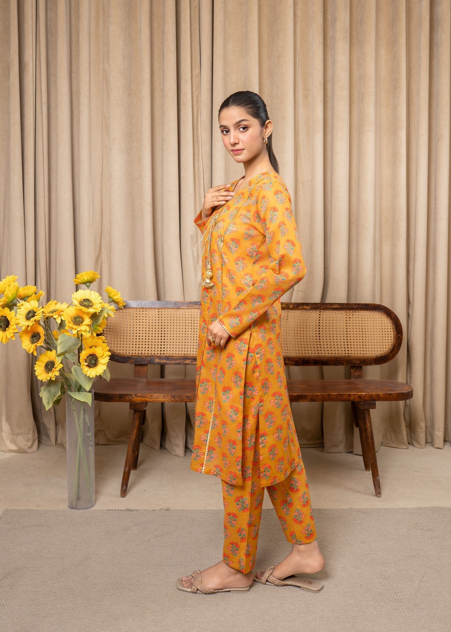 Ahlam By Safa Textile masakali Co Ord Set Women 2pcs