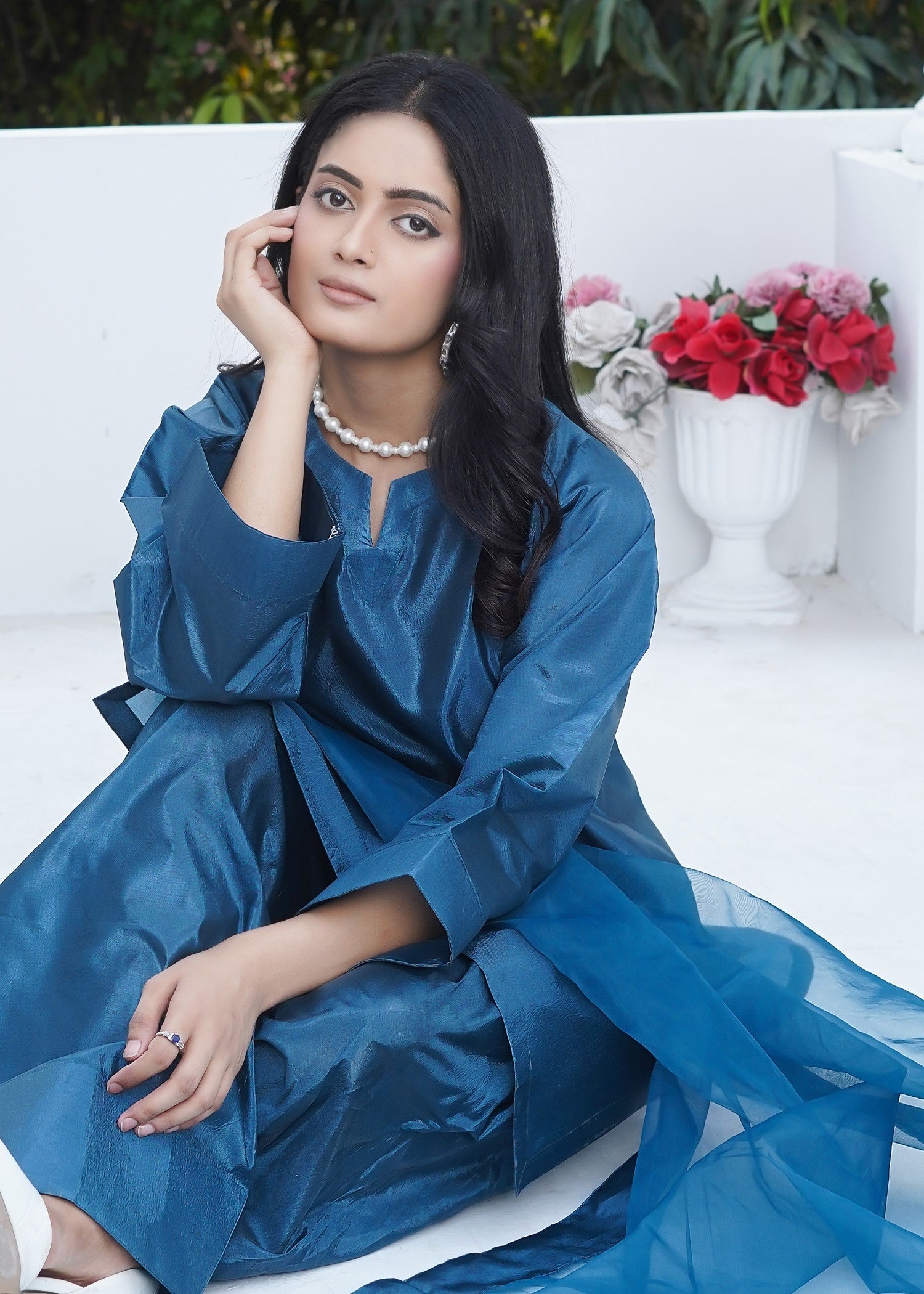 Waniya Awais WAF D5 (Farshi Shalwar) Women 3pcs