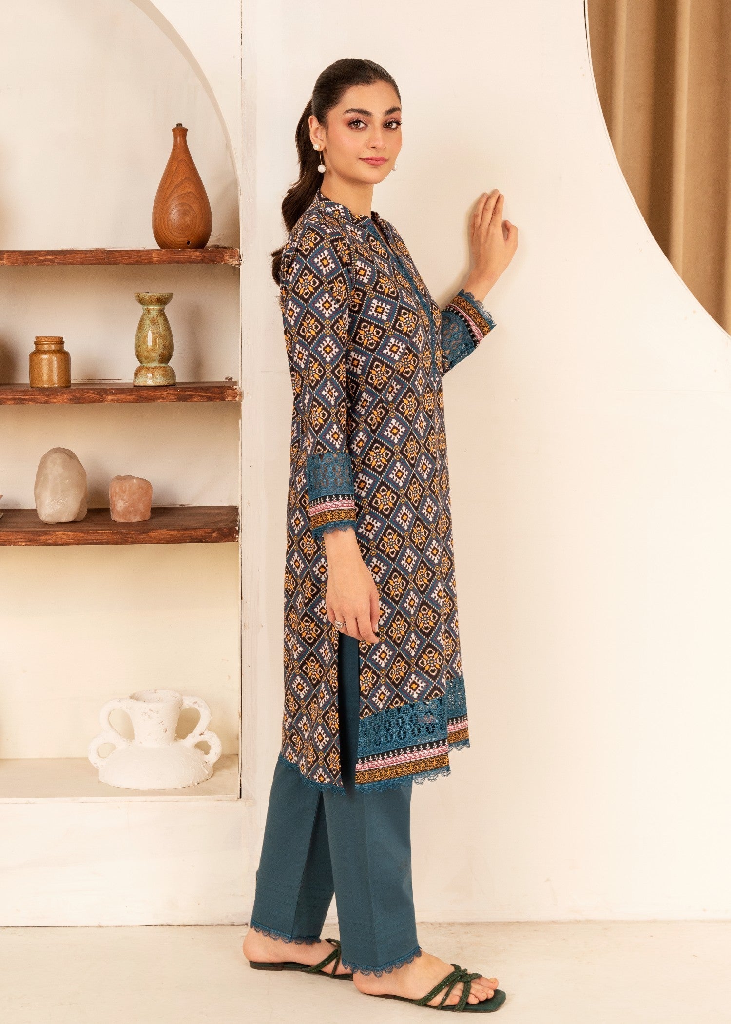 Ahlam By Safa Textile Ahika Kurta Set Women 2pcs