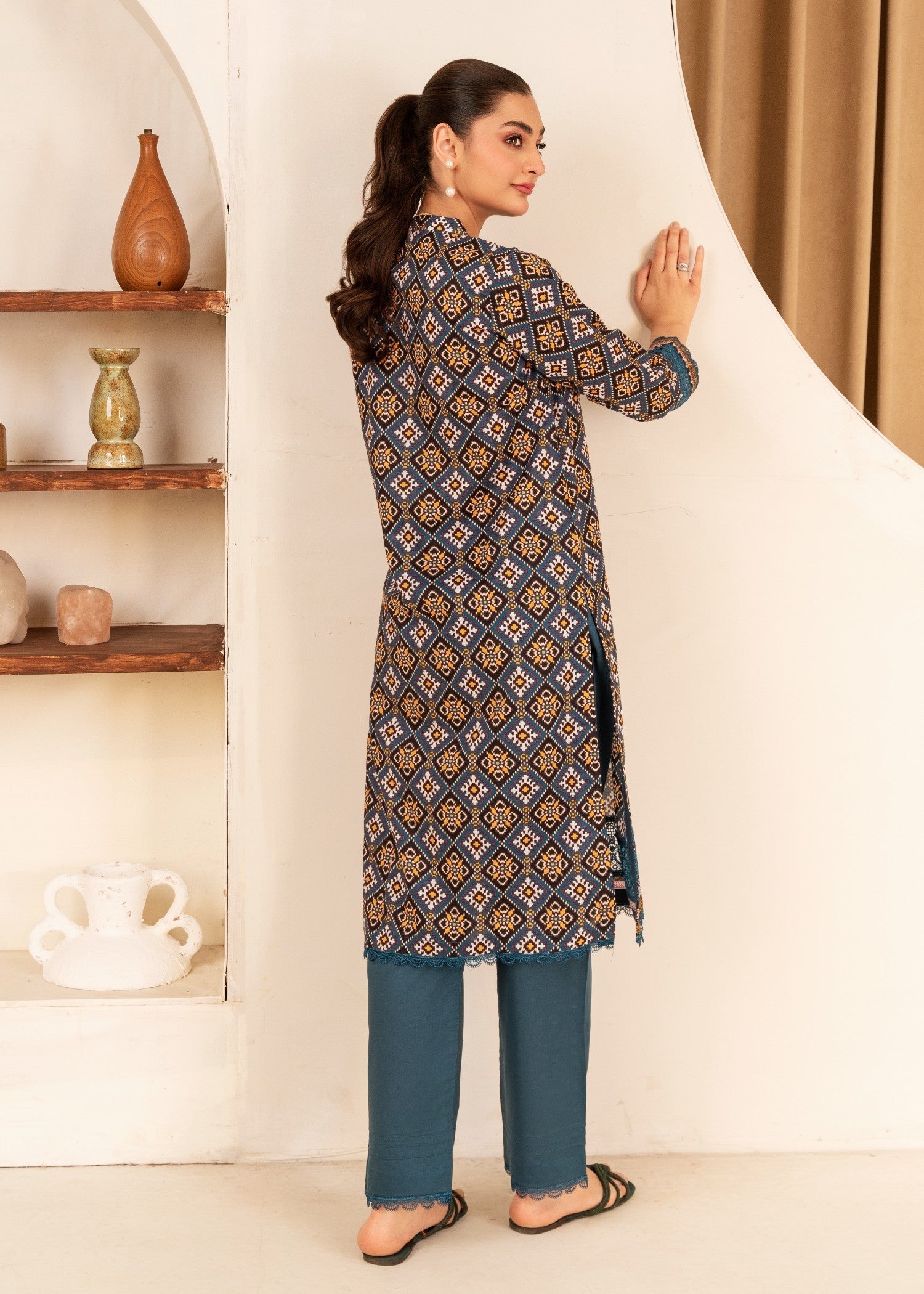Ahlam By Safa Textile Ahika Kurta Set Women 2pcs