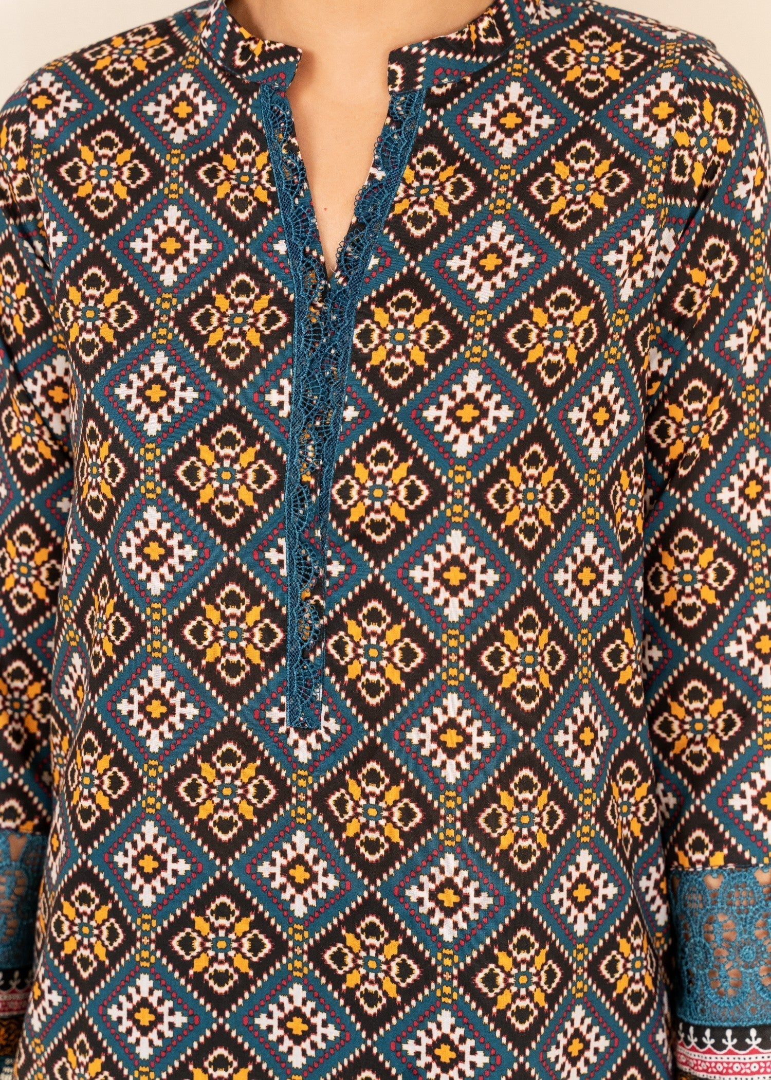 Ahlam By Safa Textile Ahika Kurta Set Women 2pcs